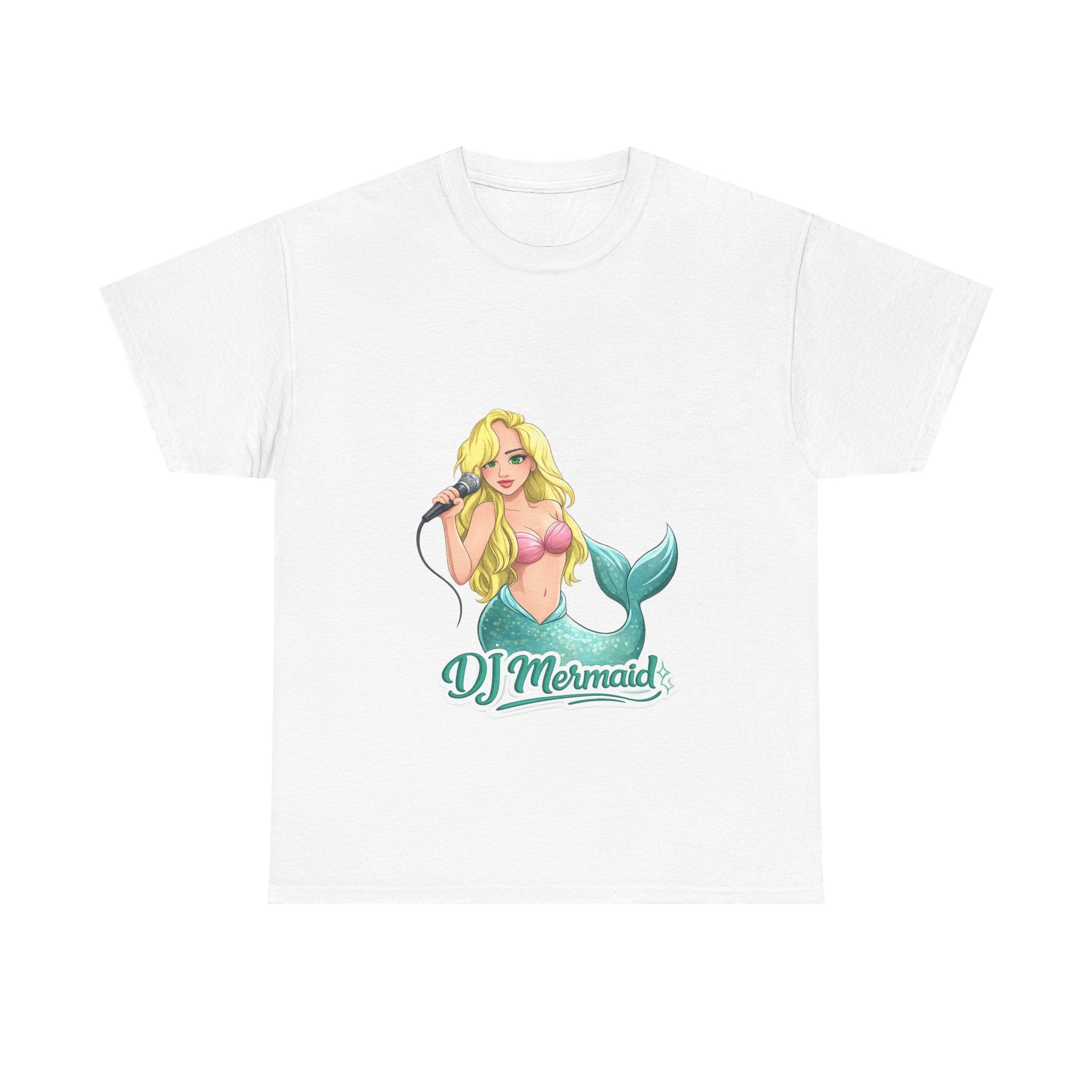 DJ Mermaid T‑Shirt — Turning Tides Into Good Vibes Graphic Tee