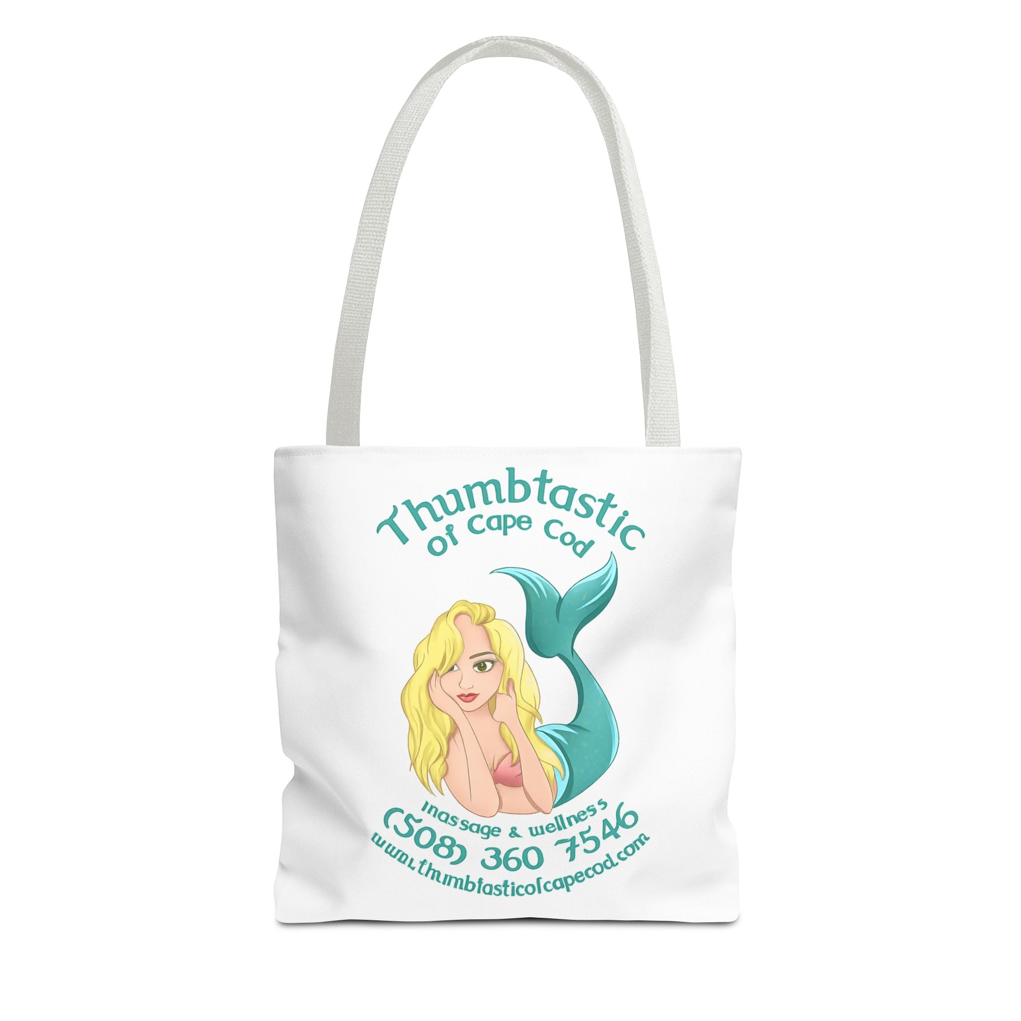 Yoga On The Beach Tote Bag — Coastal Mermaid Yoga Beach Tote