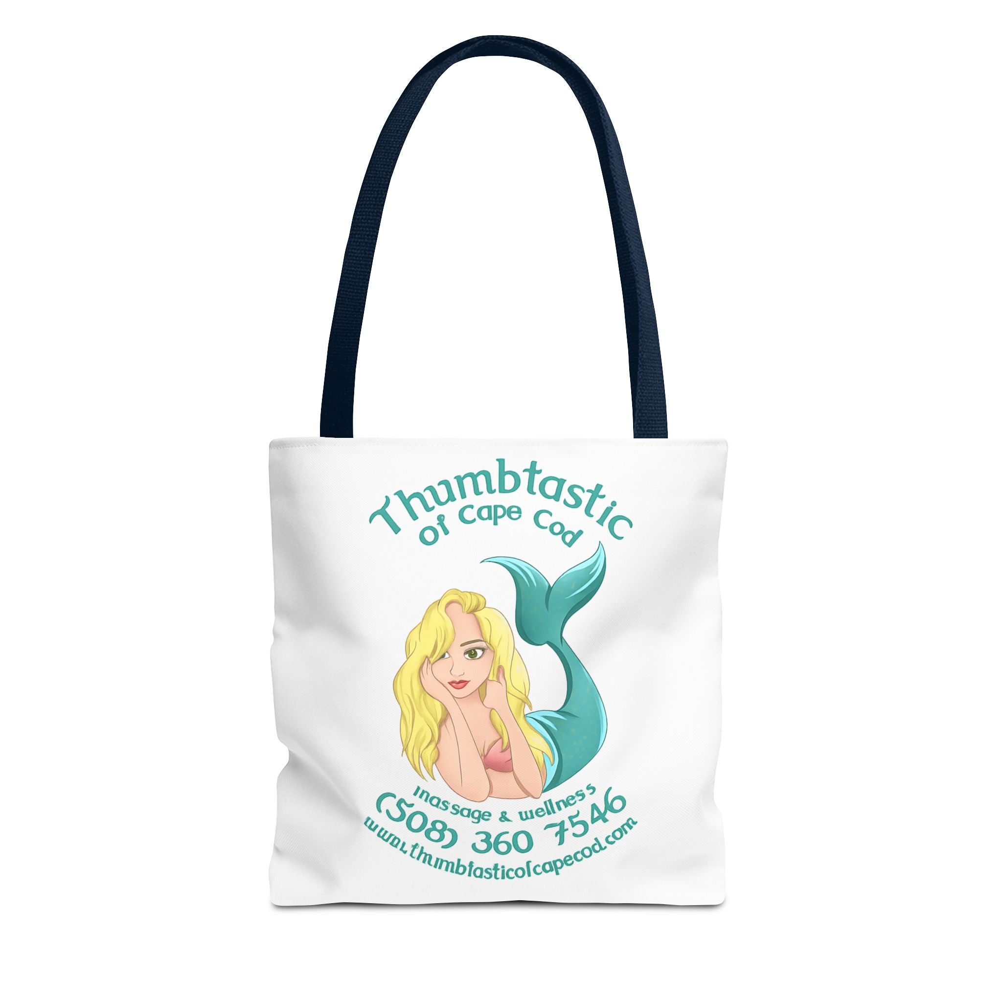Yoga On The Beach Tote Bag — Coastal Mermaid Yoga Beach Tote