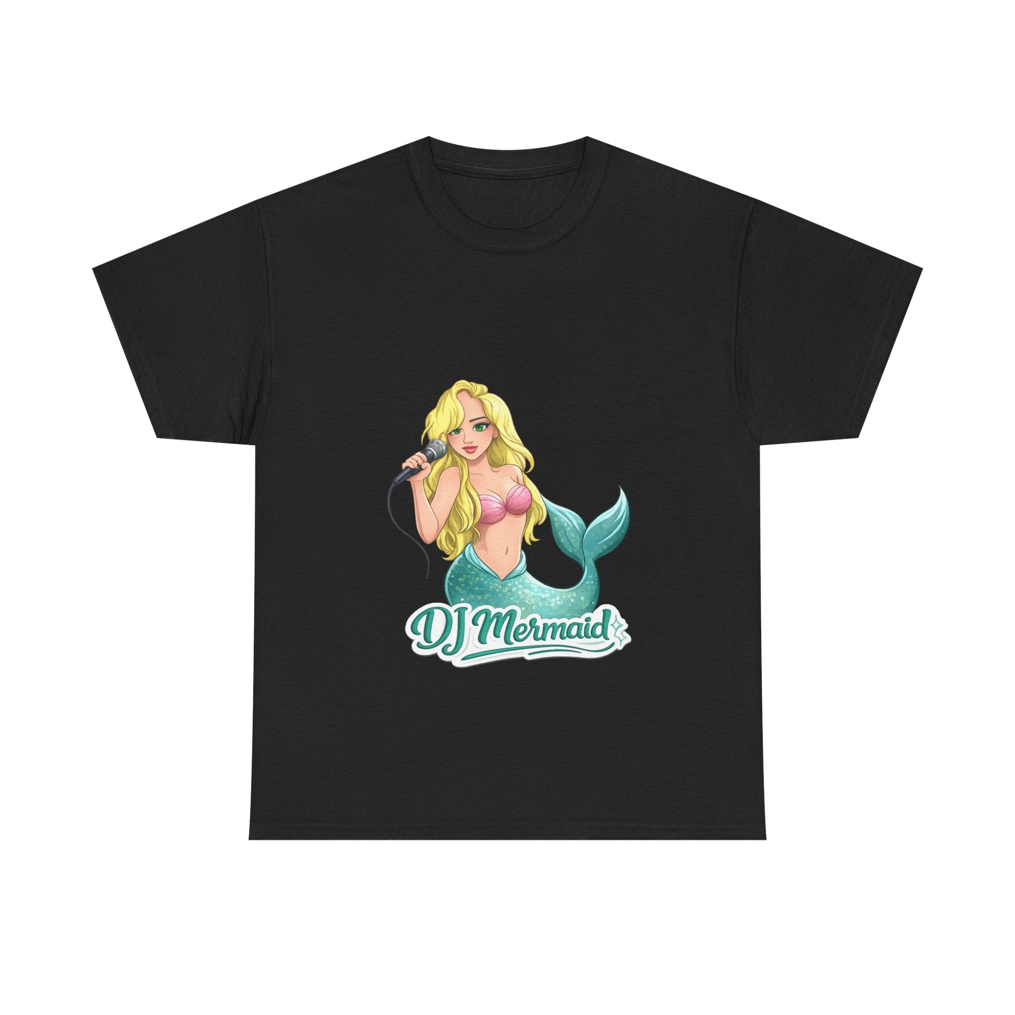DJ Mermaid T‑Shirt — Turning Tides Into Good Vibes Graphic Tee