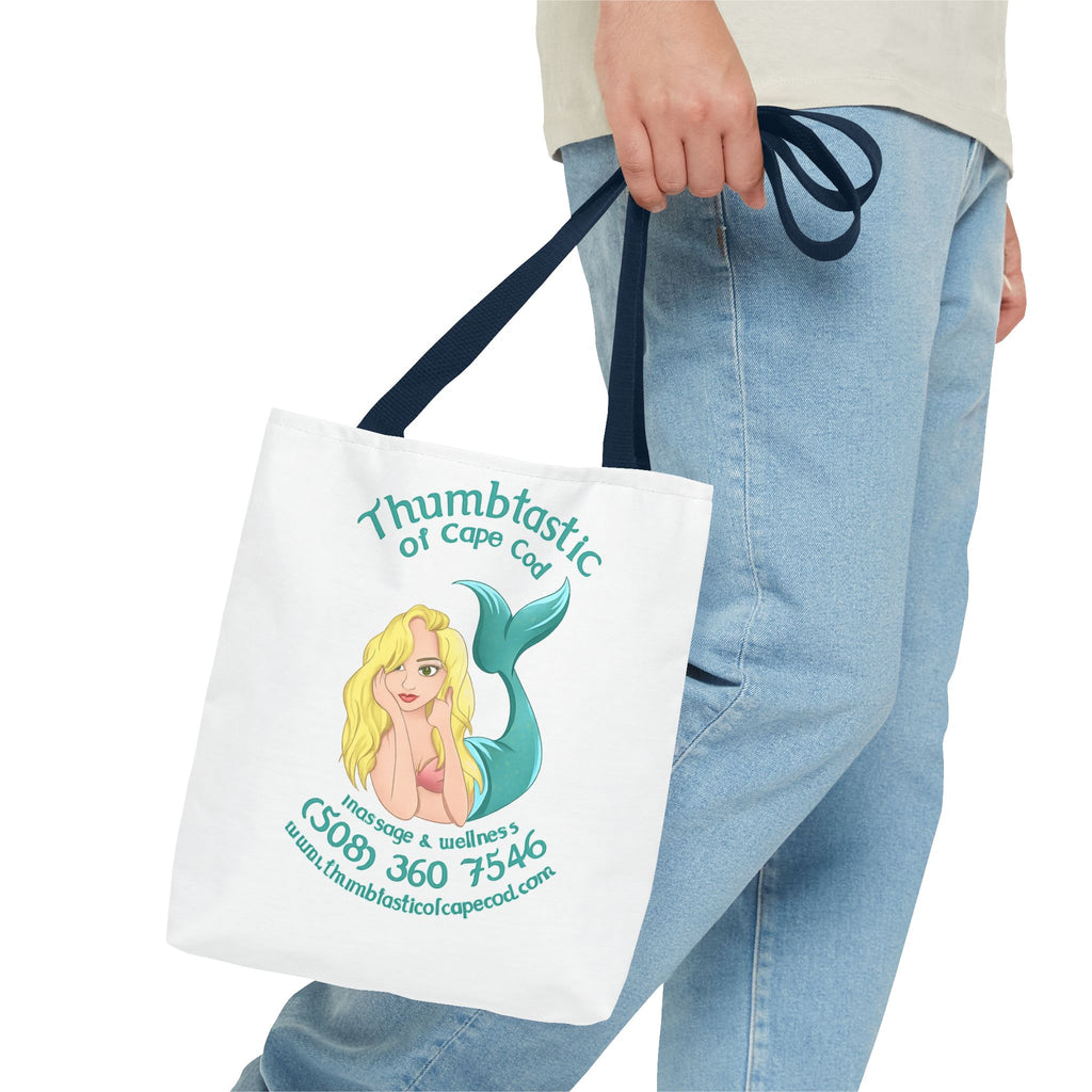 Yoga On The Beach Tote Bag — Coastal Mermaid Yoga Beach Tote