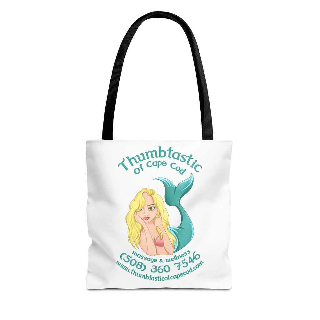 Yoga On The Beach Tote Bag — Coastal Mermaid Yoga Beach Tote