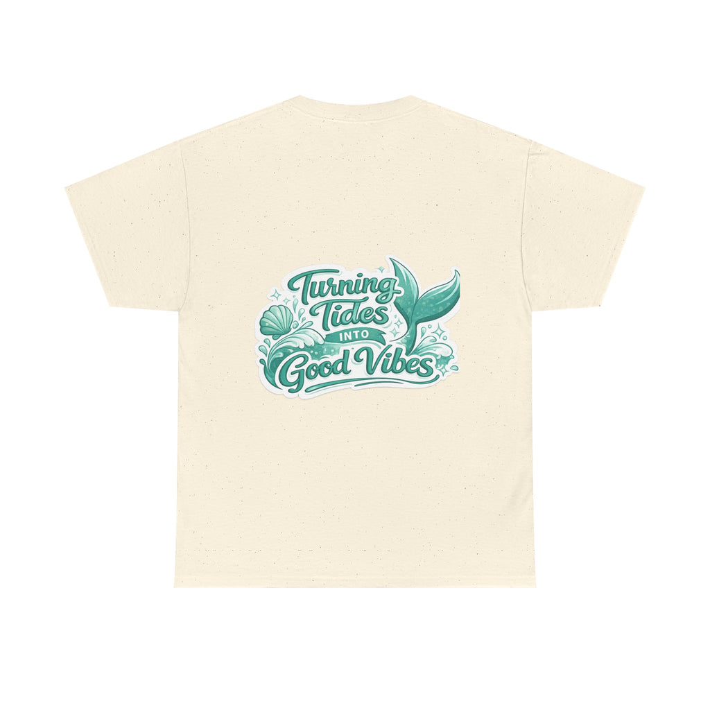 DJ Mermaid T‑Shirt — Turning Tides Into Good Vibes Graphic Tee