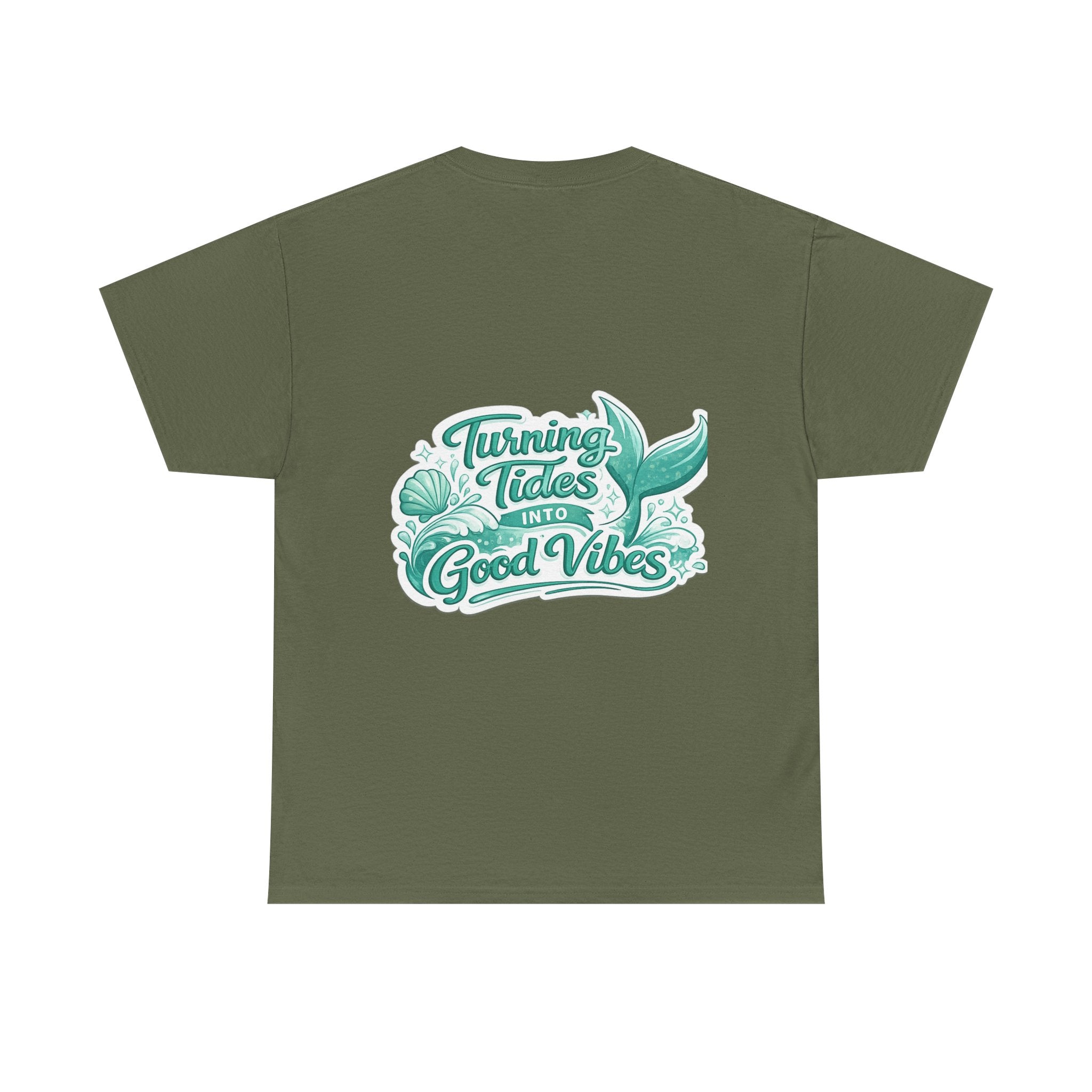 DJ Mermaid T‑Shirt — Turning Tides Into Good Vibes Graphic Tee