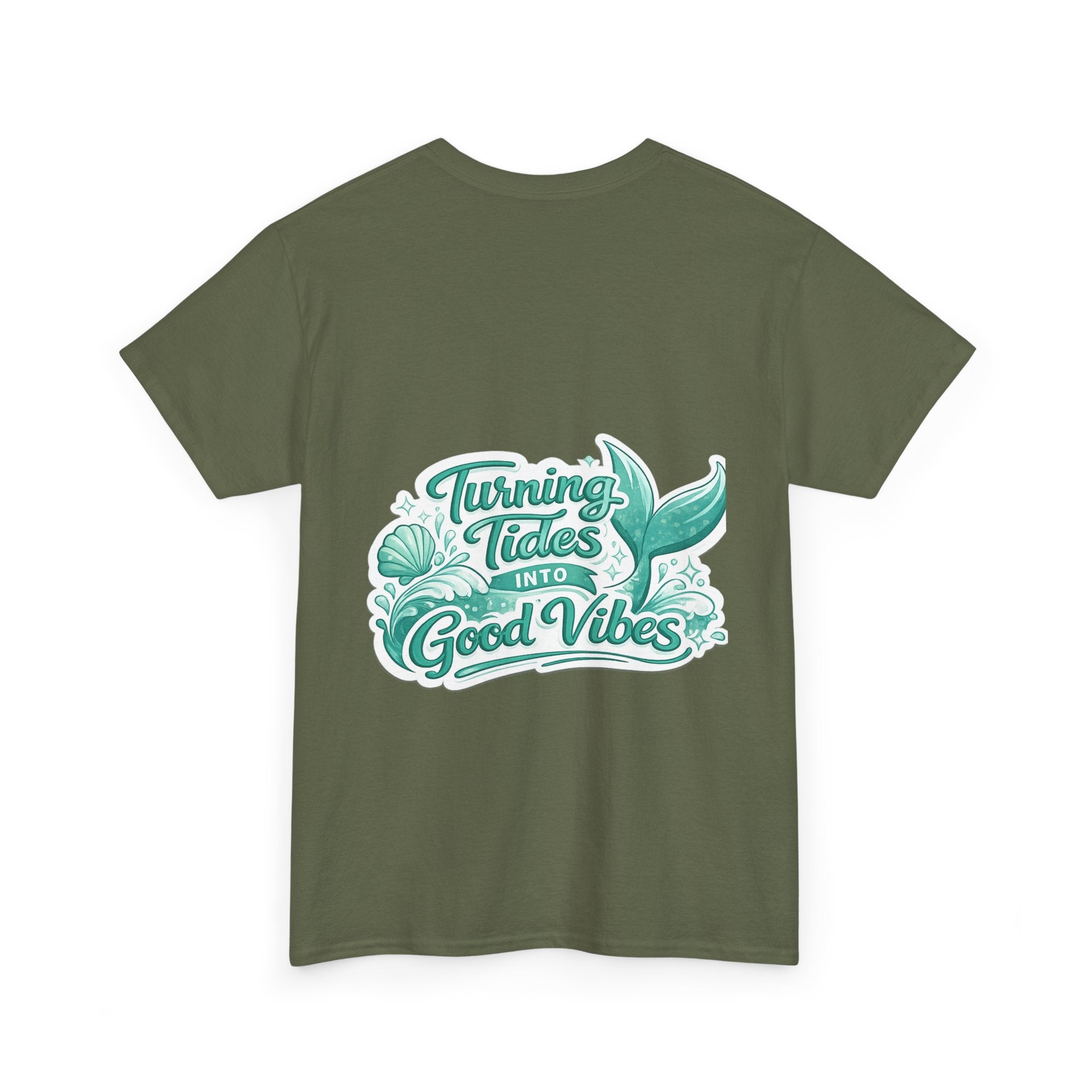 DJ Mermaid T‑Shirt — Turning Tides Into Good Vibes Graphic Tee