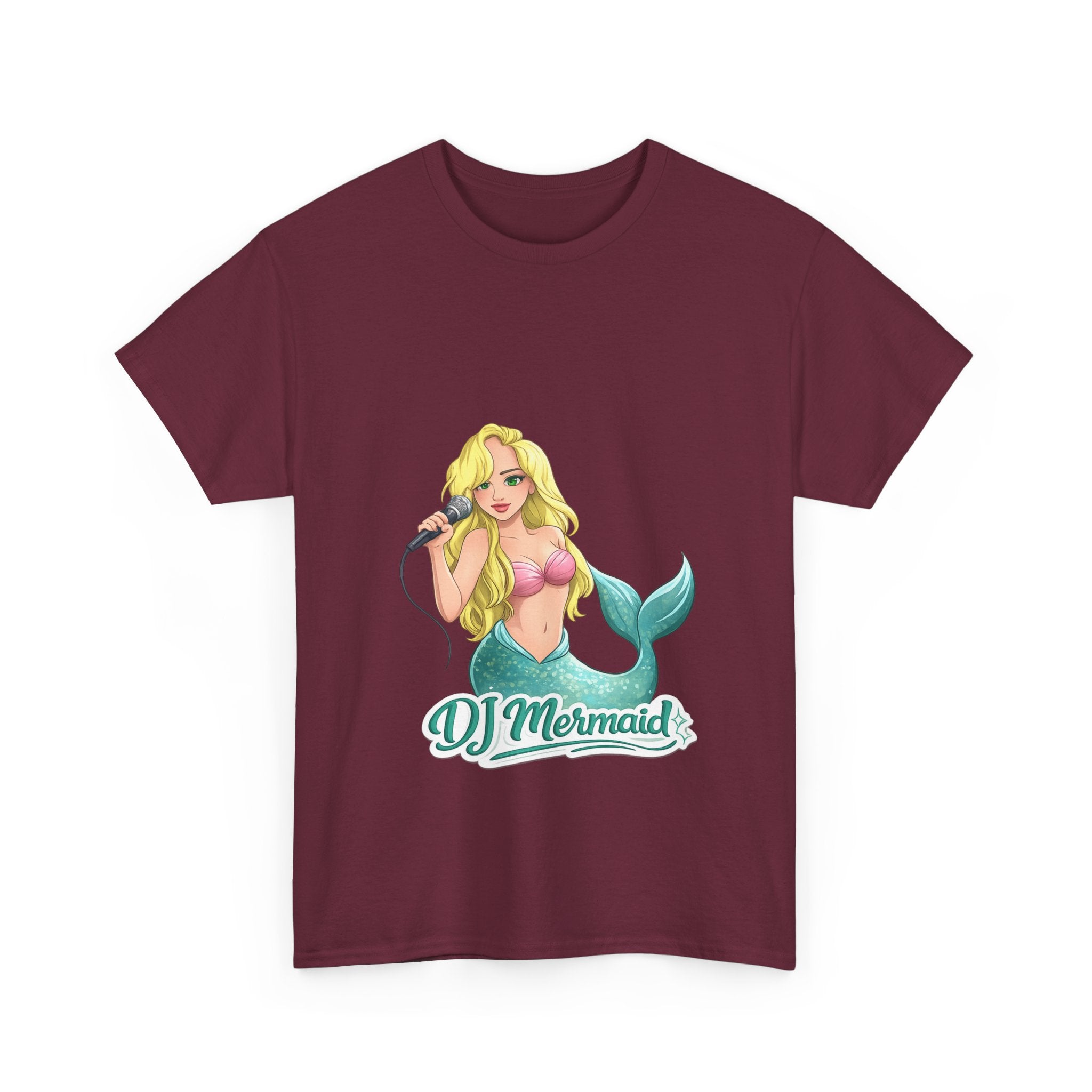 DJ Mermaid T‑Shirt — Turning Tides Into Good Vibes Graphic Tee