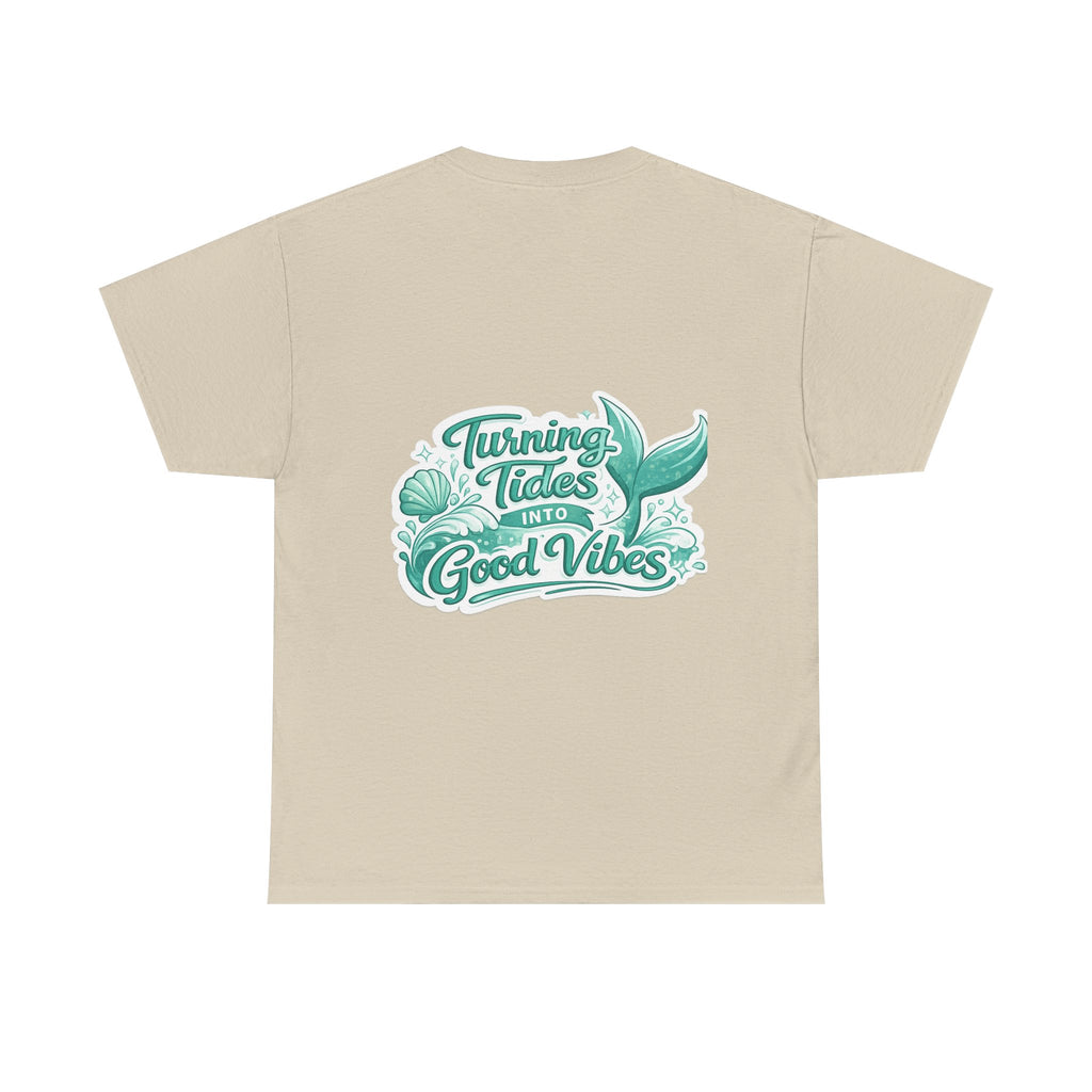 DJ Mermaid T‑Shirt — Turning Tides Into Good Vibes Graphic Tee