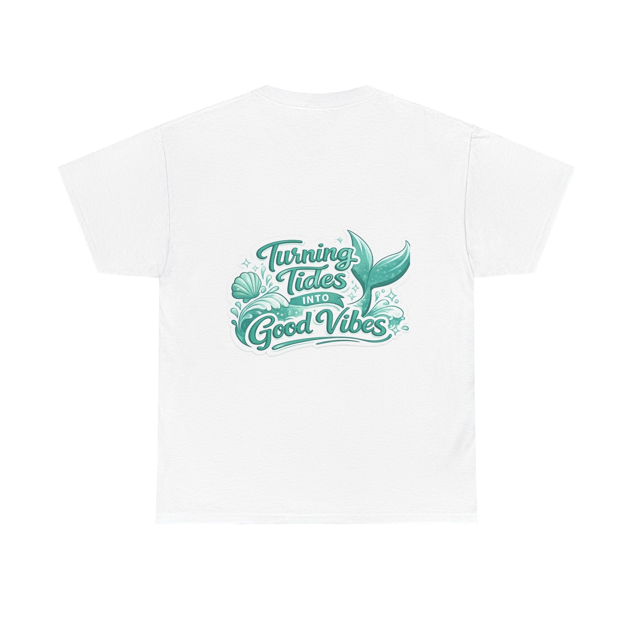 DJ Mermaid T‑Shirt — Turning Tides Into Good Vibes Graphic Tee