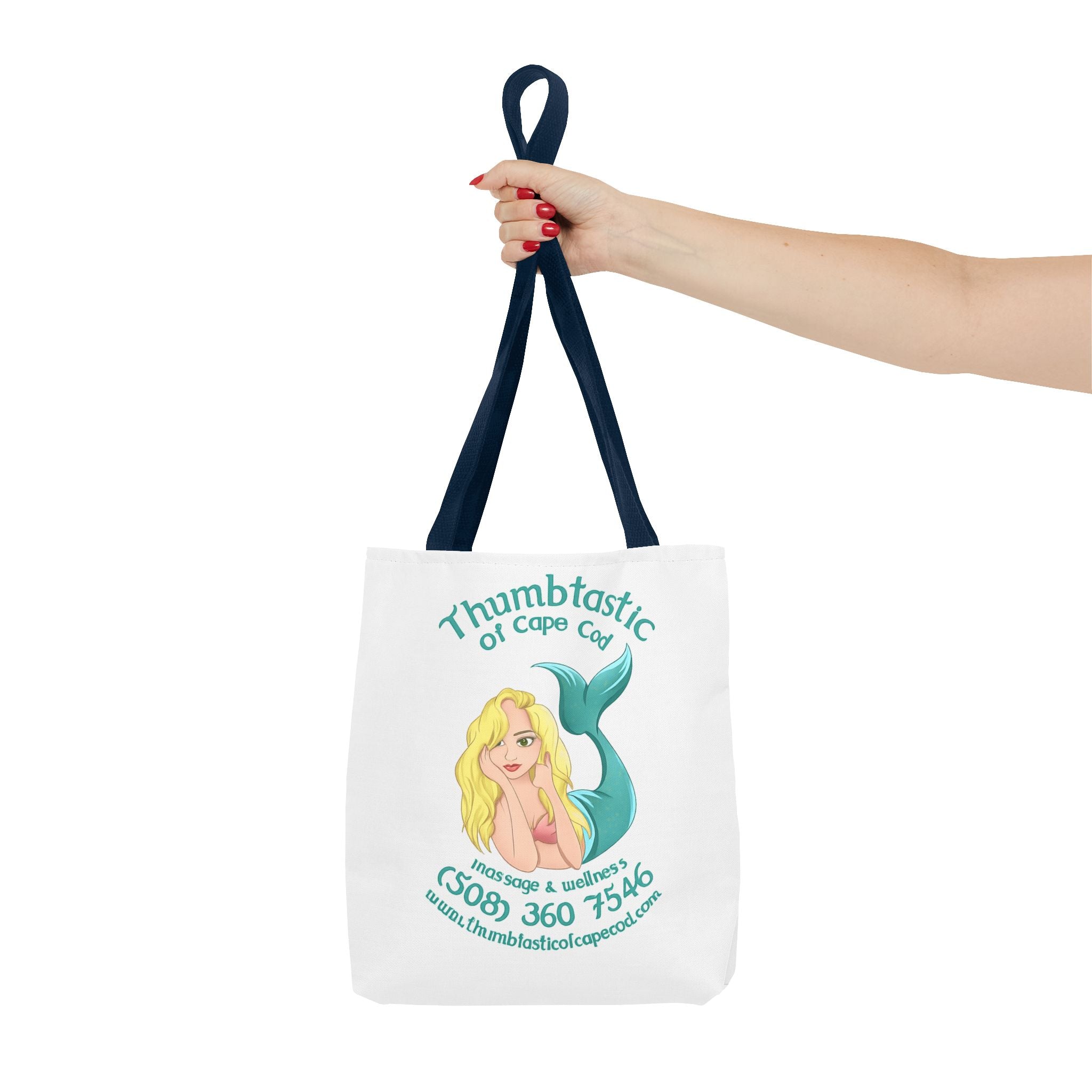 Yoga On The Beach Tote Bag — Coastal Mermaid Yoga Beach Tote