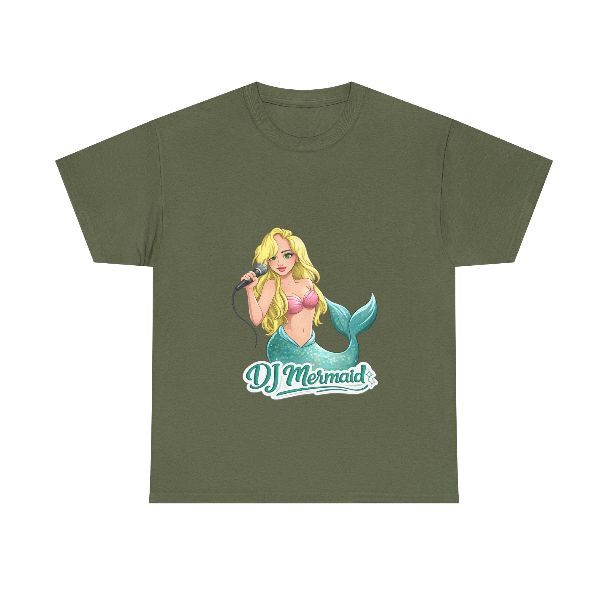 DJ Mermaid T‑Shirt — Turning Tides Into Good Vibes Graphic Tee