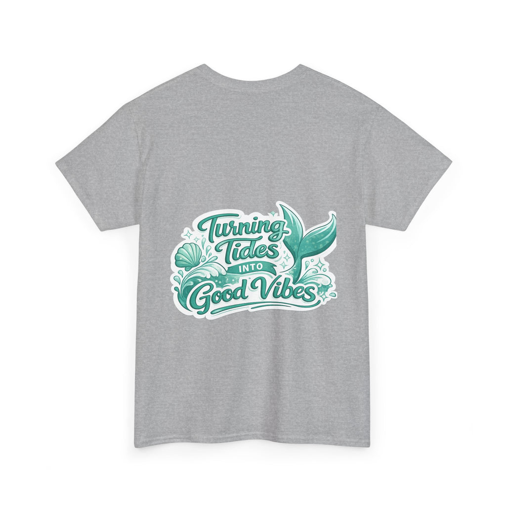 DJ Mermaid T‑Shirt — Turning Tides Into Good Vibes Graphic Tee