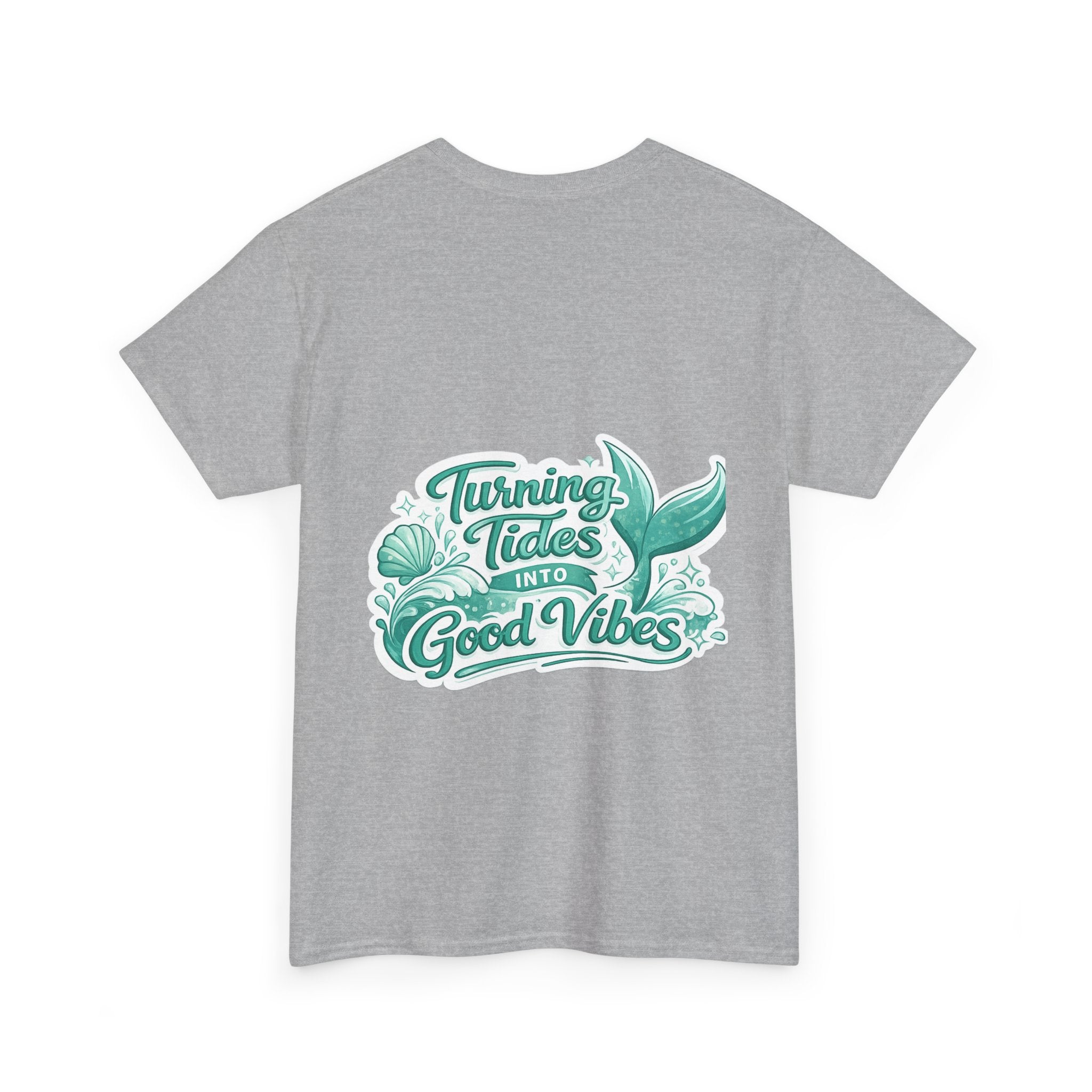 DJ Mermaid T‑Shirt — Turning Tides Into Good Vibes Graphic Tee