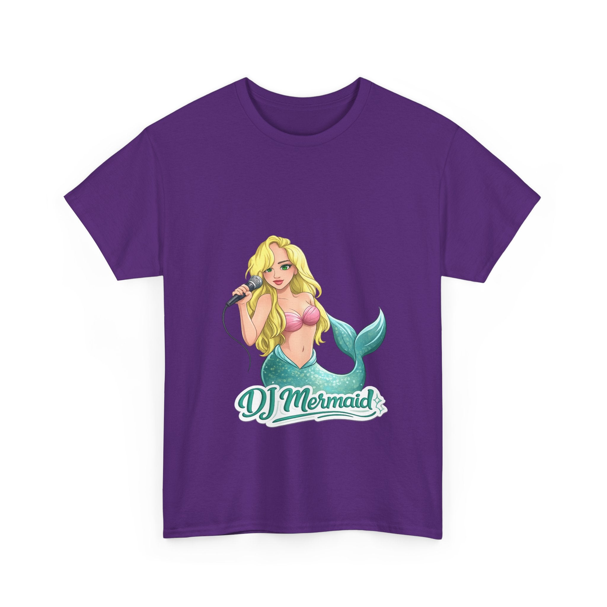 DJ Mermaid T‑Shirt — Turning Tides Into Good Vibes Graphic Tee