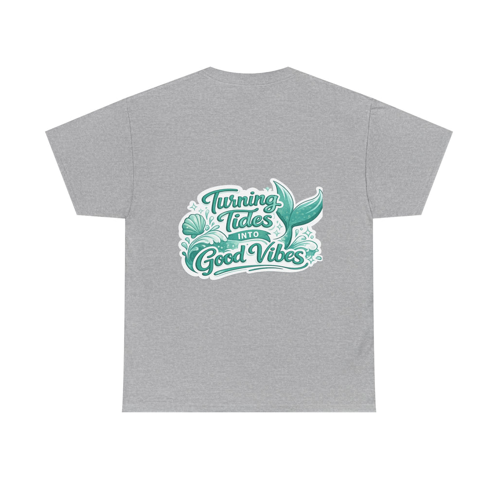 DJ Mermaid T‑Shirt — Turning Tides Into Good Vibes Graphic Tee