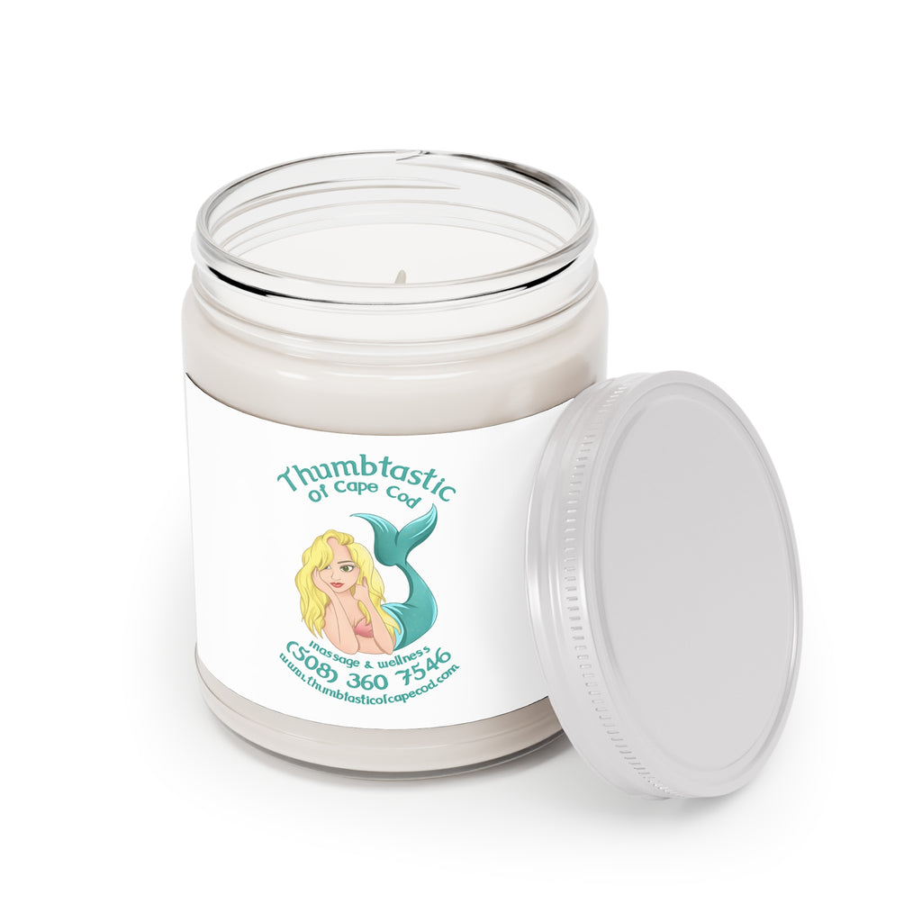Candle — 'Thumbtastic of Cape Cod' Scented Soy Candle (9oz, White Lid)