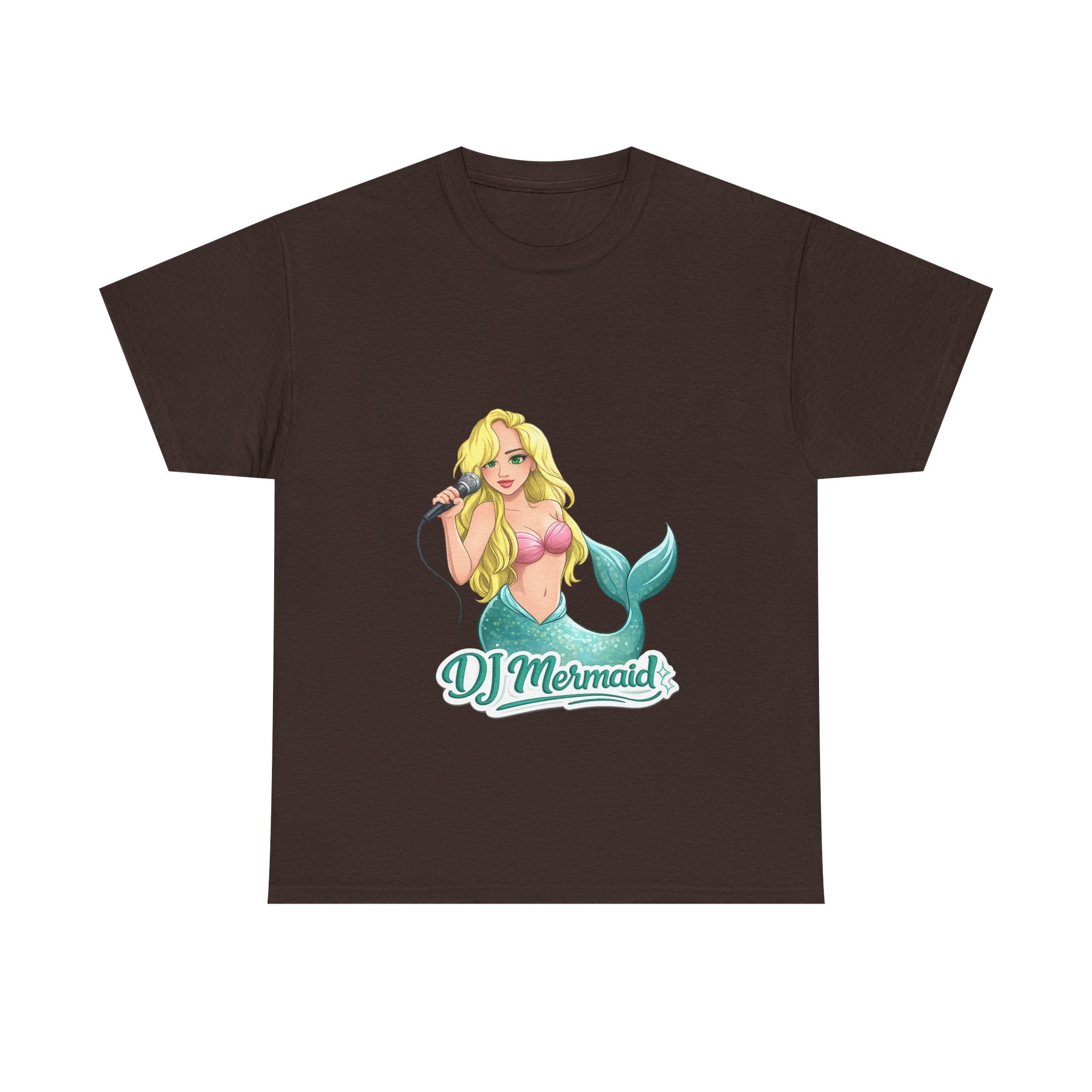 DJ Mermaid T‑Shirt — Turning Tides Into Good Vibes Graphic Tee