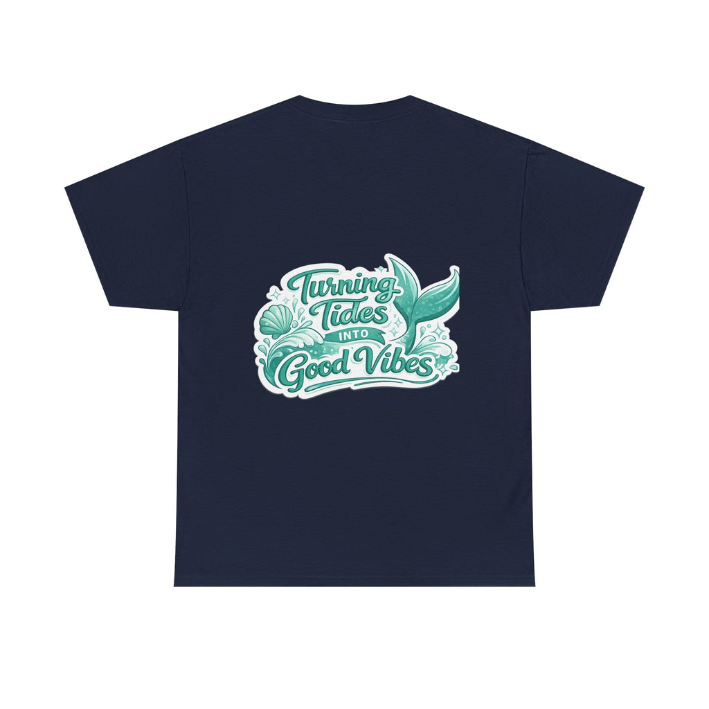 DJ Mermaid T‑Shirt — Turning Tides Into Good Vibes Graphic Tee
