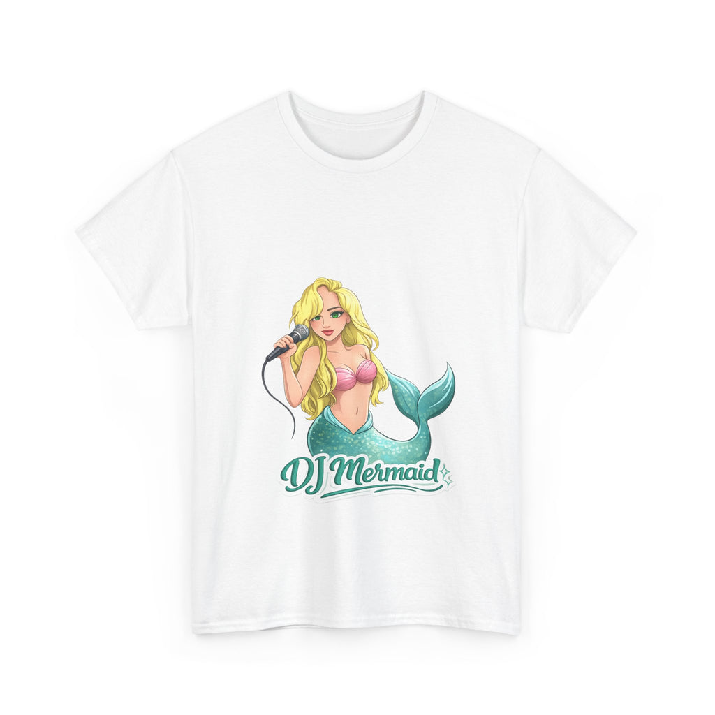 DJ Mermaid T‑Shirt — Turning Tides Into Good Vibes Graphic Tee