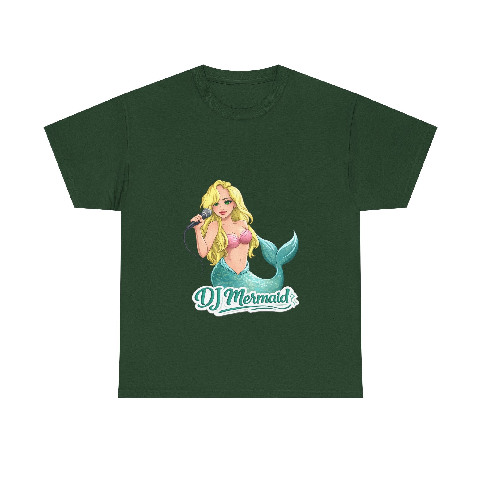 DJ Mermaid T‑Shirt — Turning Tides Into Good Vibes Graphic Tee