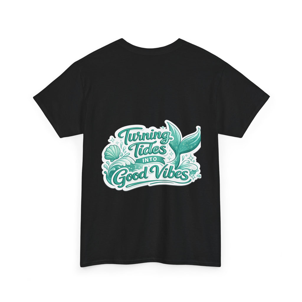 DJ Mermaid T‑Shirt — Turning Tides Into Good Vibes Graphic Tee