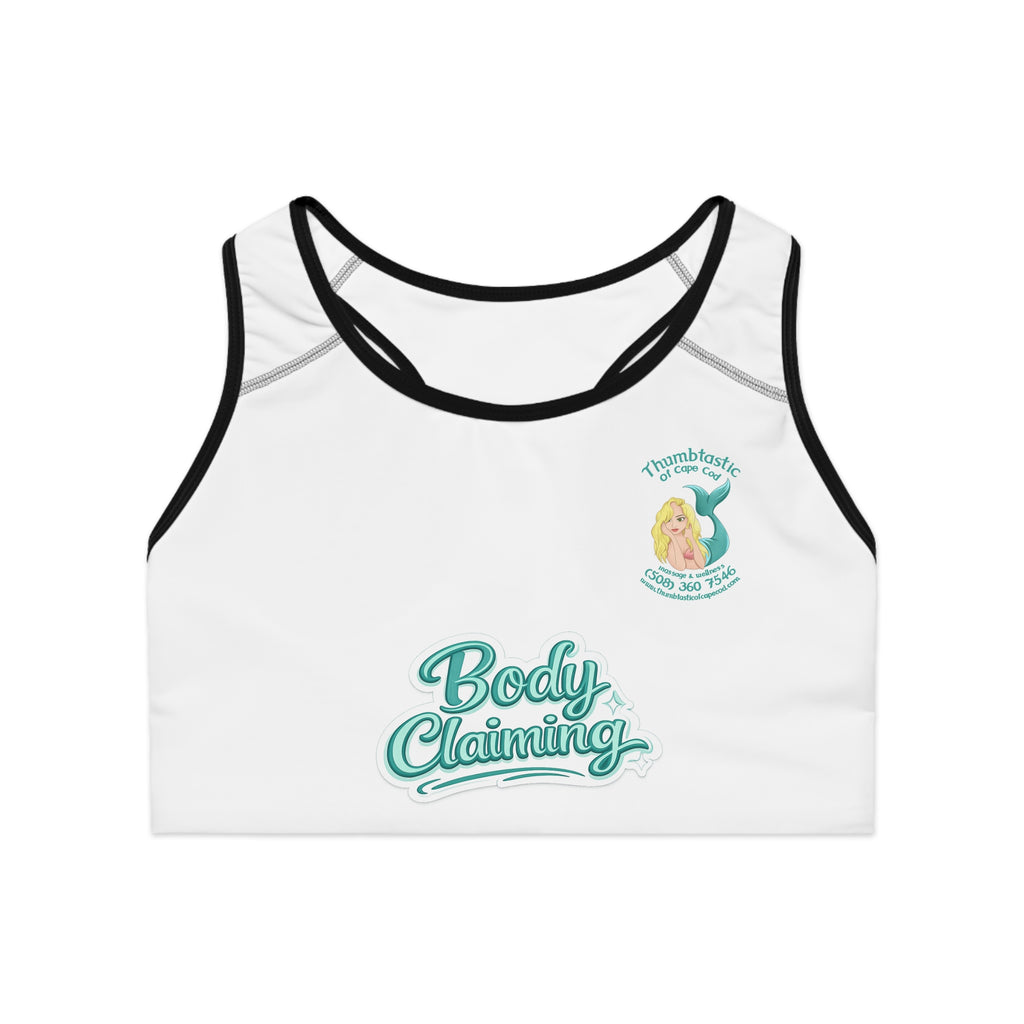 Thumbtastic Body Positivity Sports Bra