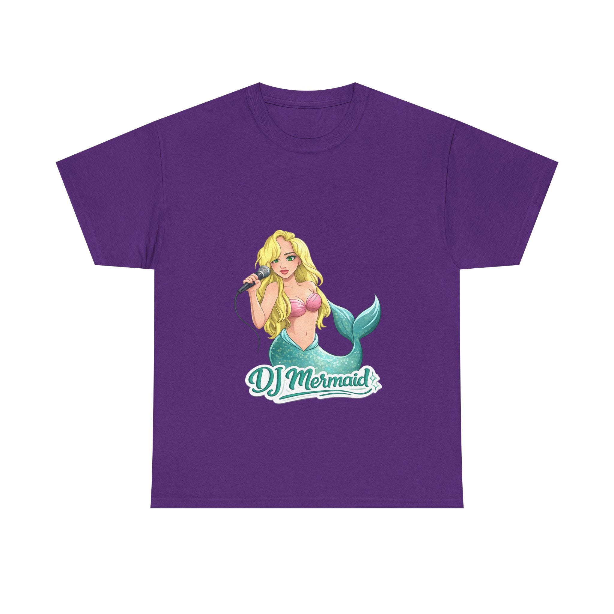 DJ Mermaid T‑Shirt — Turning Tides Into Good Vibes Graphic Tee