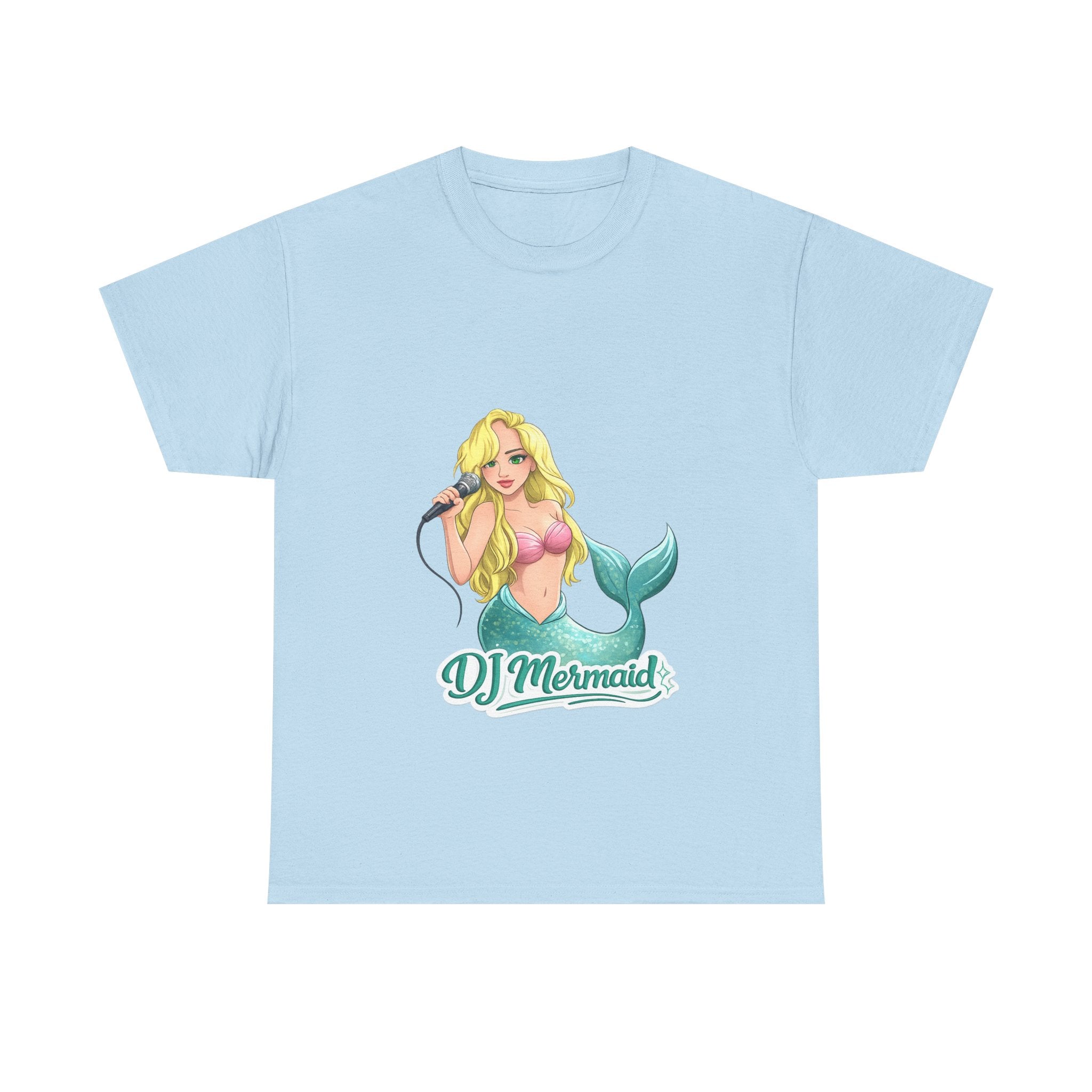DJ Mermaid T‑Shirt — Turning Tides Into Good Vibes Graphic Tee