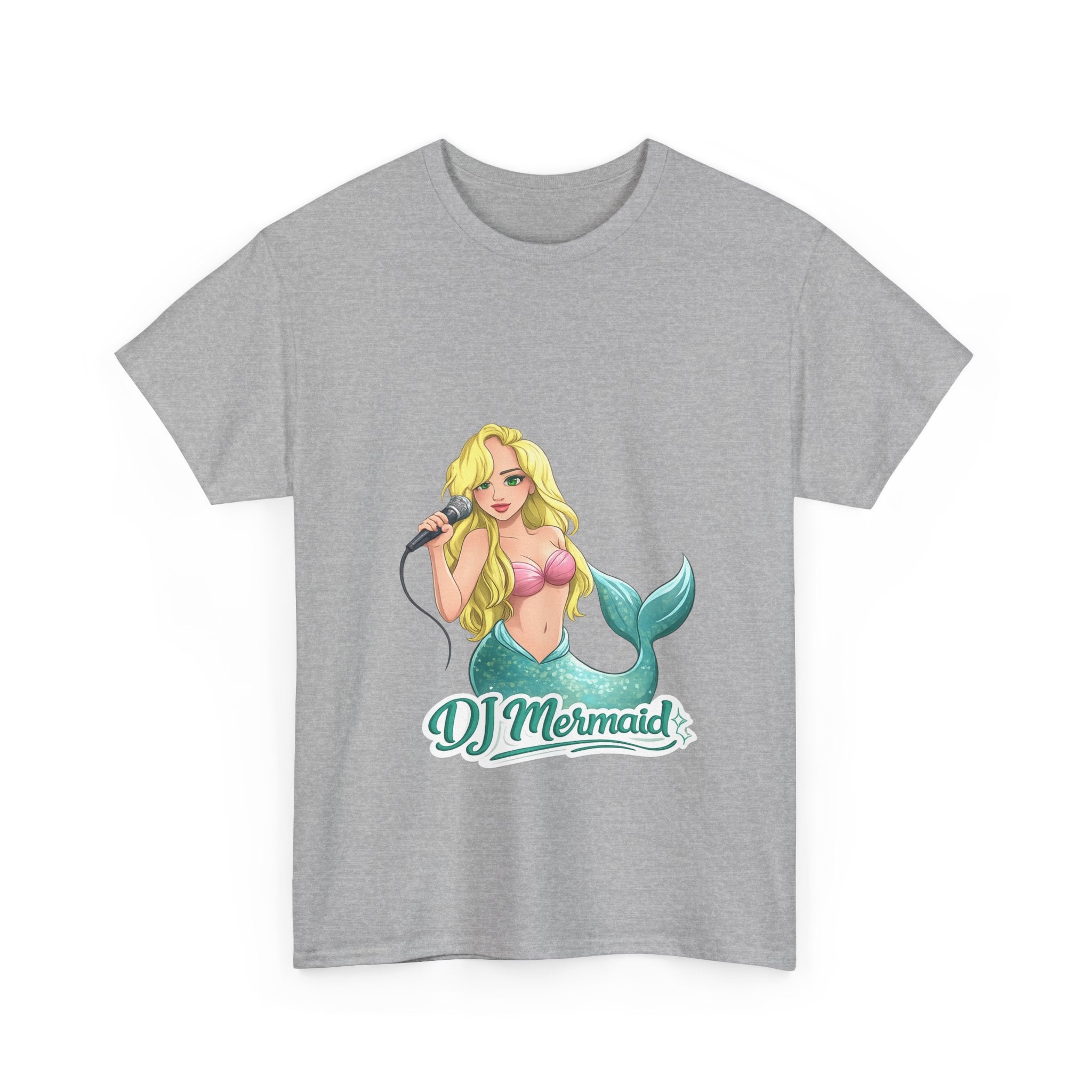 DJ Mermaid T‑Shirt — Turning Tides Into Good Vibes Graphic Tee