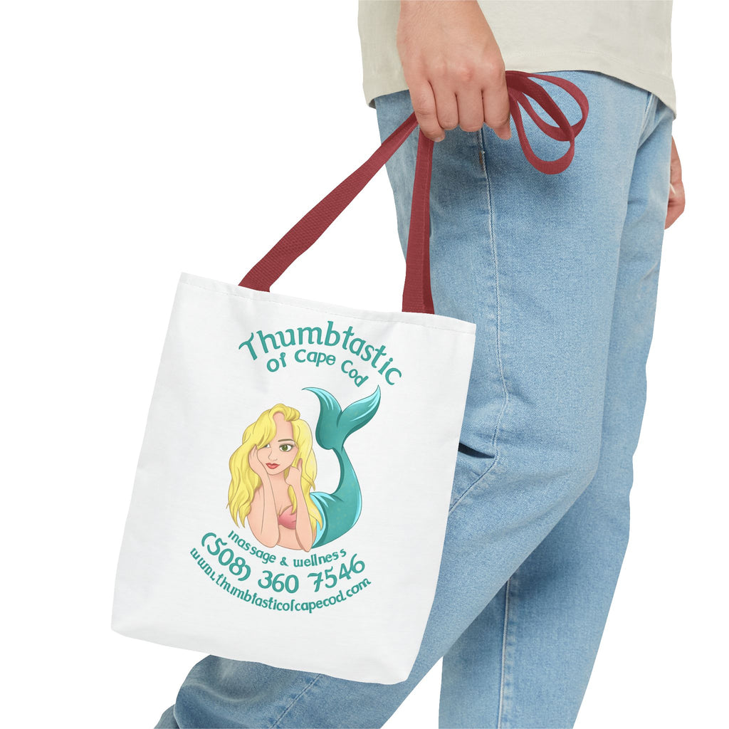 Yoga On The Beach Tote Bag — Coastal Mermaid Yoga Beach Tote