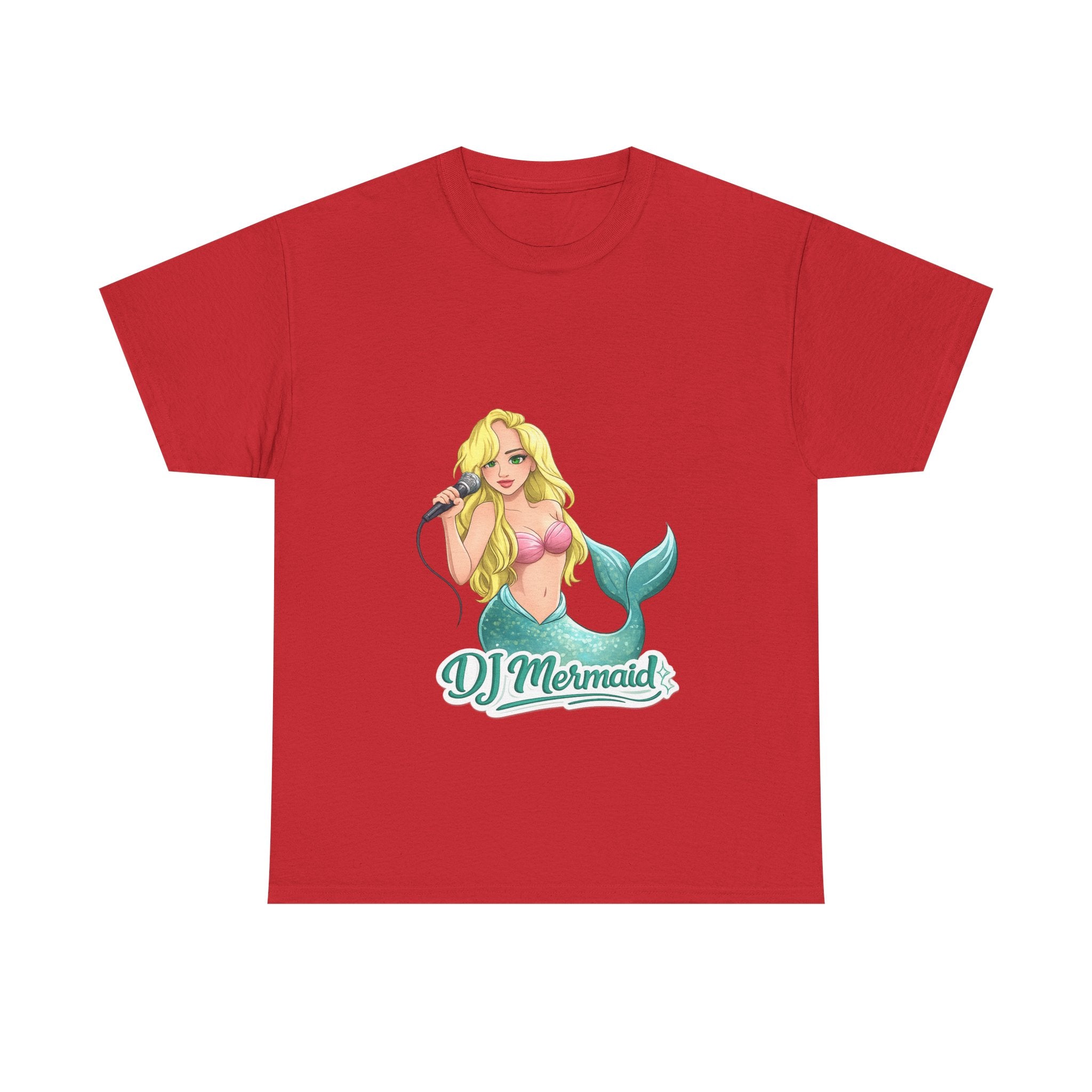 DJ Mermaid T‑Shirt — Turning Tides Into Good Vibes Graphic Tee