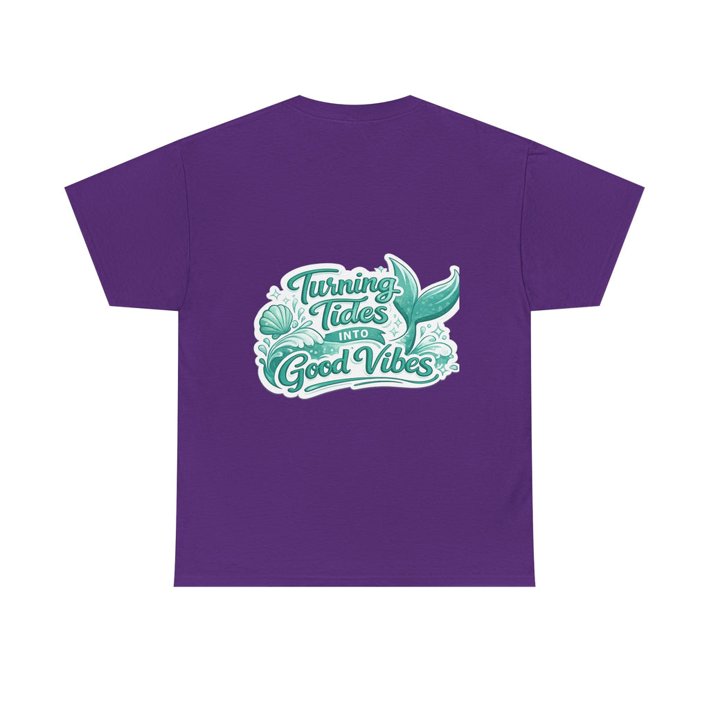 DJ Mermaid T‑Shirt — Turning Tides Into Good Vibes Graphic Tee