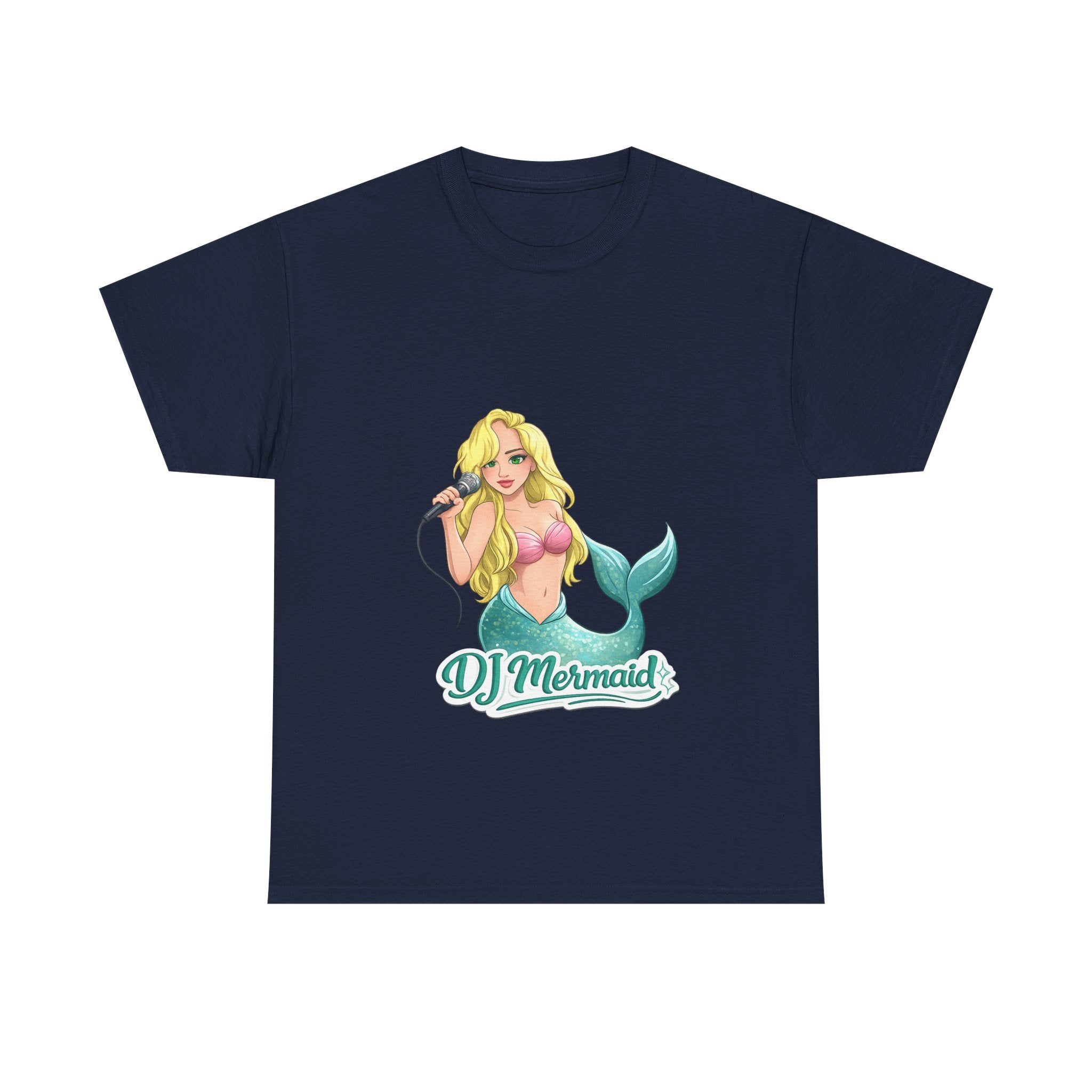 DJ Mermaid T‑Shirt — Turning Tides Into Good Vibes Graphic Tee
