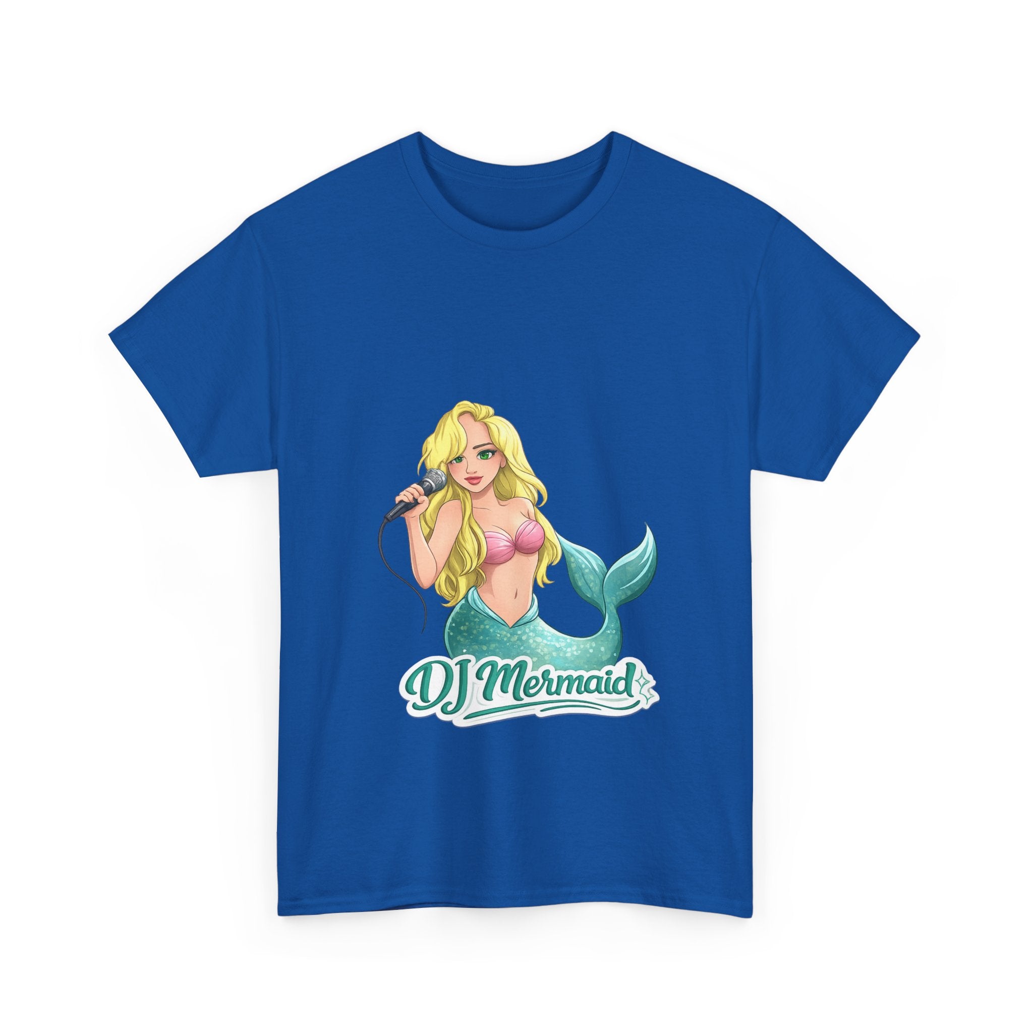 DJ Mermaid T‑Shirt — Turning Tides Into Good Vibes Graphic Tee