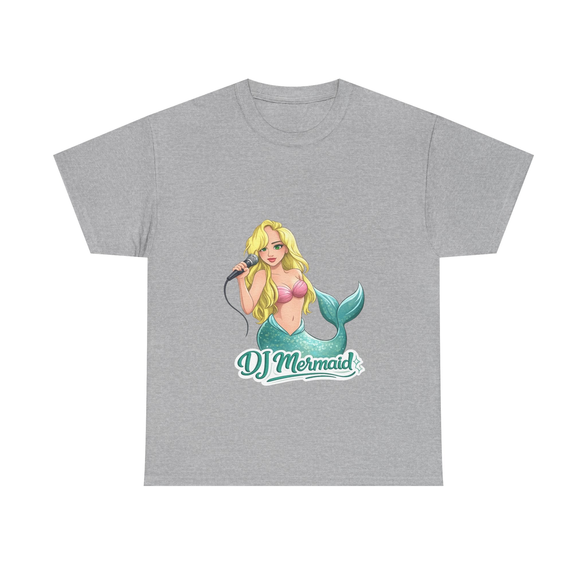 DJ Mermaid T‑Shirt — Turning Tides Into Good Vibes Graphic Tee