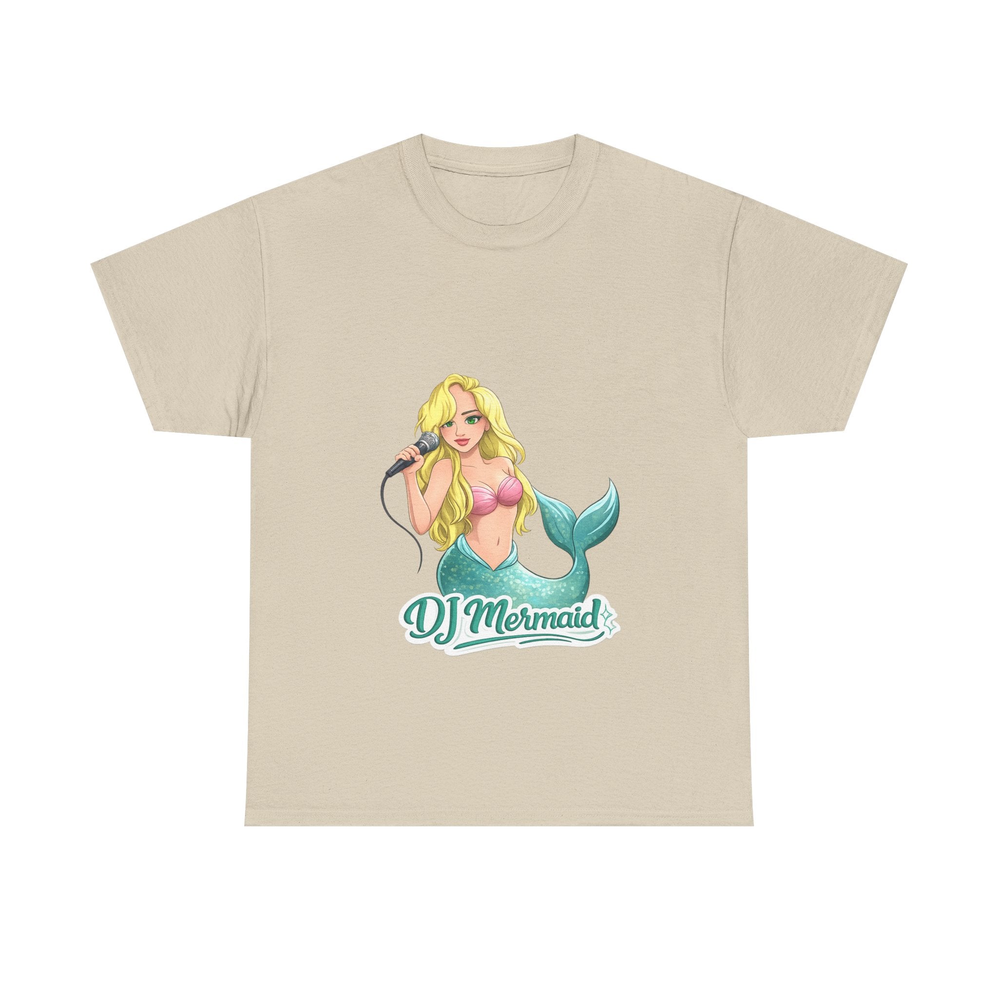 DJ Mermaid T‑Shirt — Turning Tides Into Good Vibes Graphic Tee