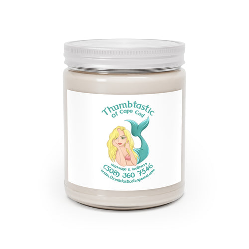 Candle — 'Thumbtastic of Cape Cod' Scented Soy Candle (9oz, White Lid)