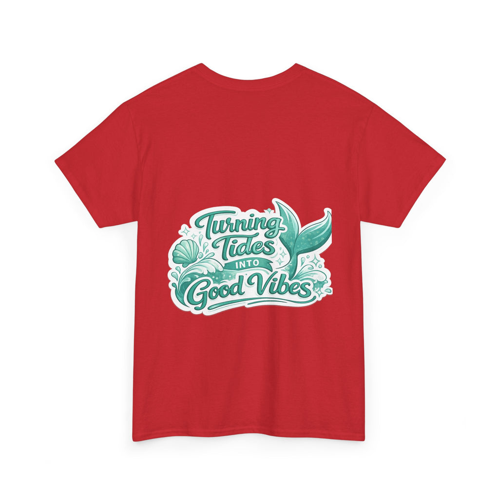 DJ Mermaid T‑Shirt — Turning Tides Into Good Vibes Graphic Tee