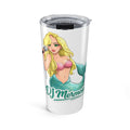 Mermaid 20oz Tumbler — DJ Mermaid Graphic Insulated Travel Cup