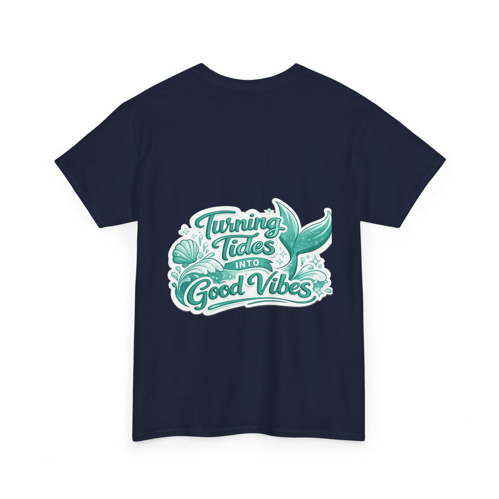DJ Mermaid T‑Shirt — Turning Tides Into Good Vibes Graphic Tee