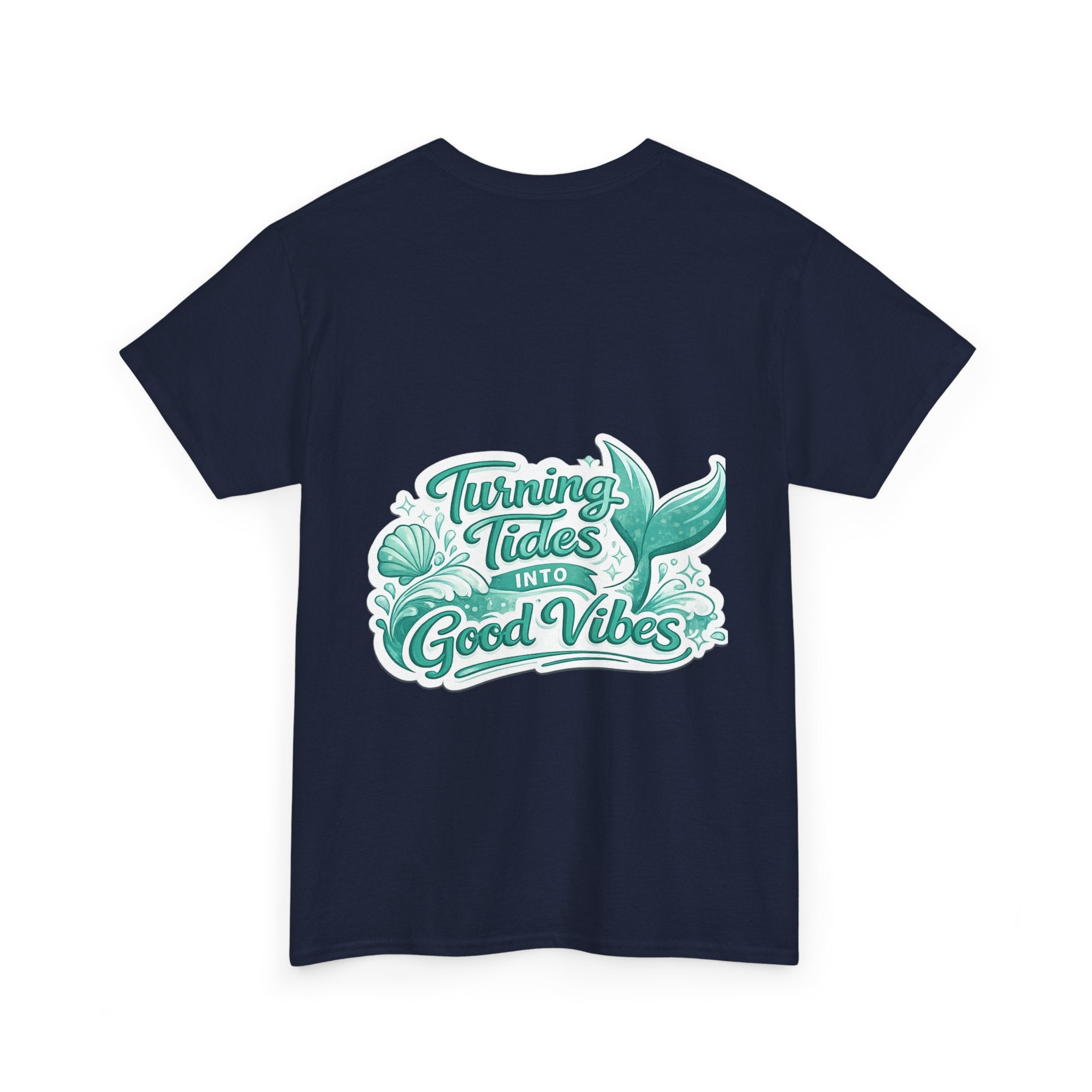 DJ Mermaid T‑Shirt — Turning Tides Into Good Vibes Graphic Tee