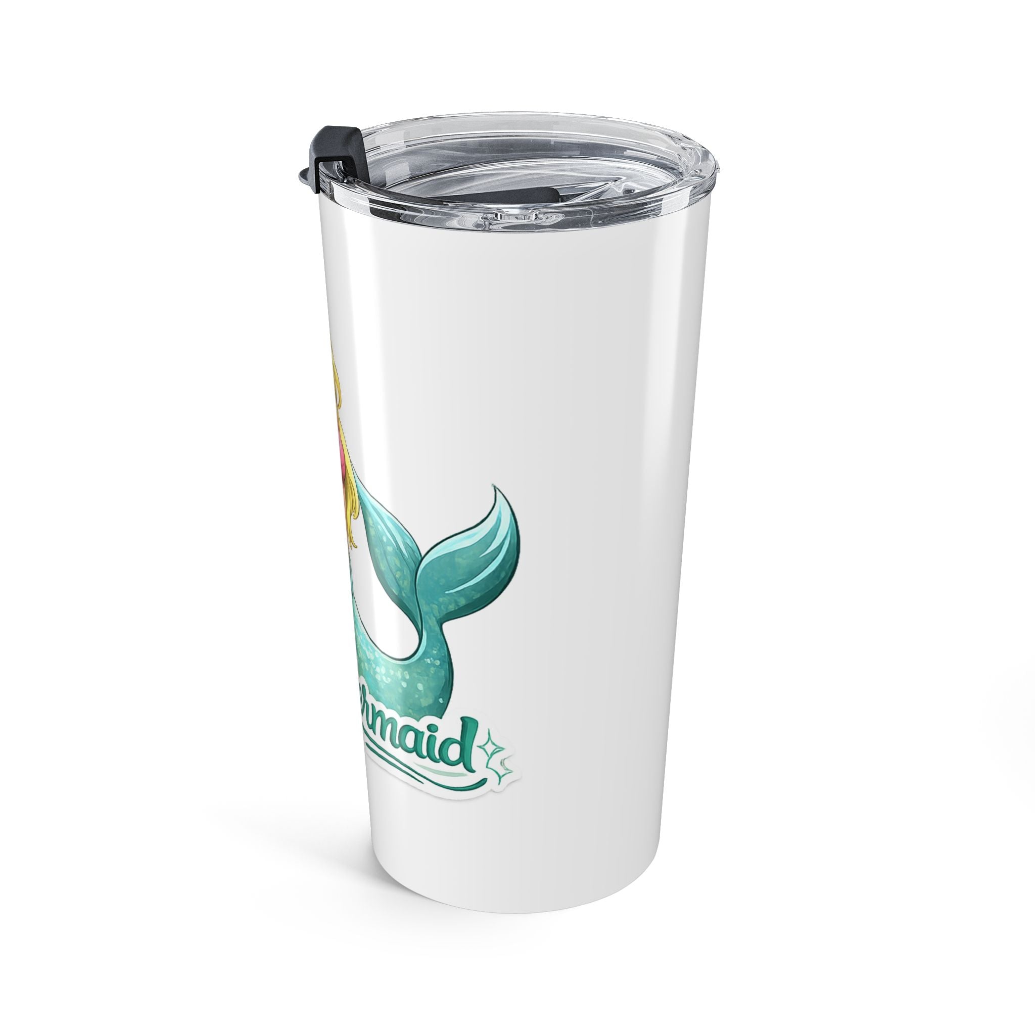 Mermaid 20oz Tumbler — DJ Mermaid Graphic Insulated Travel Cup