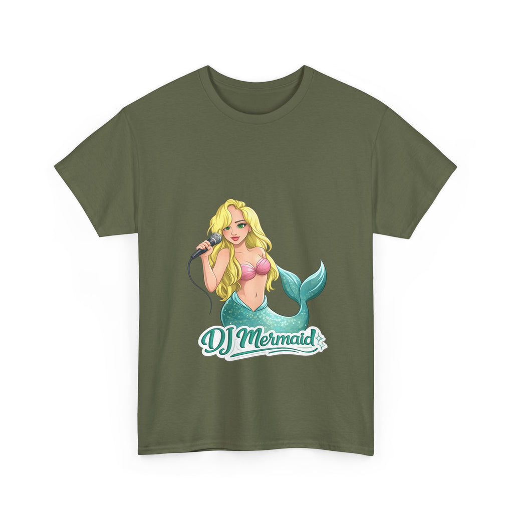 DJ Mermaid T‑Shirt — Turning Tides Into Good Vibes Graphic Tee