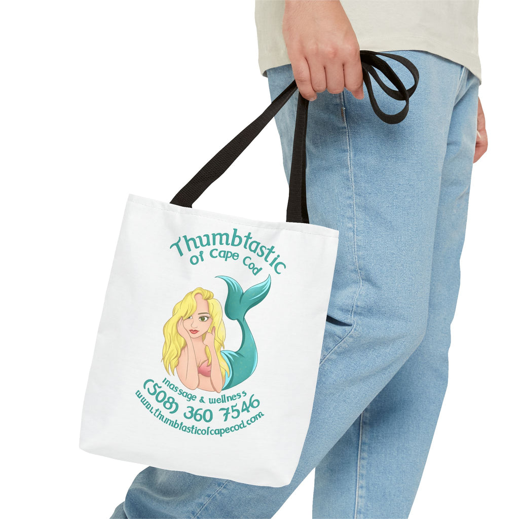 Yoga On The Beach Tote Bag — Coastal Mermaid Yoga Beach Tote