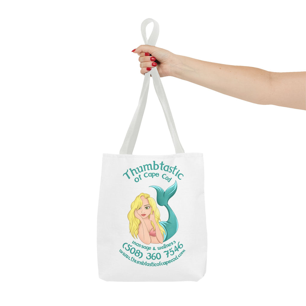Yoga On The Beach Tote Bag — Coastal Mermaid Yoga Beach Tote