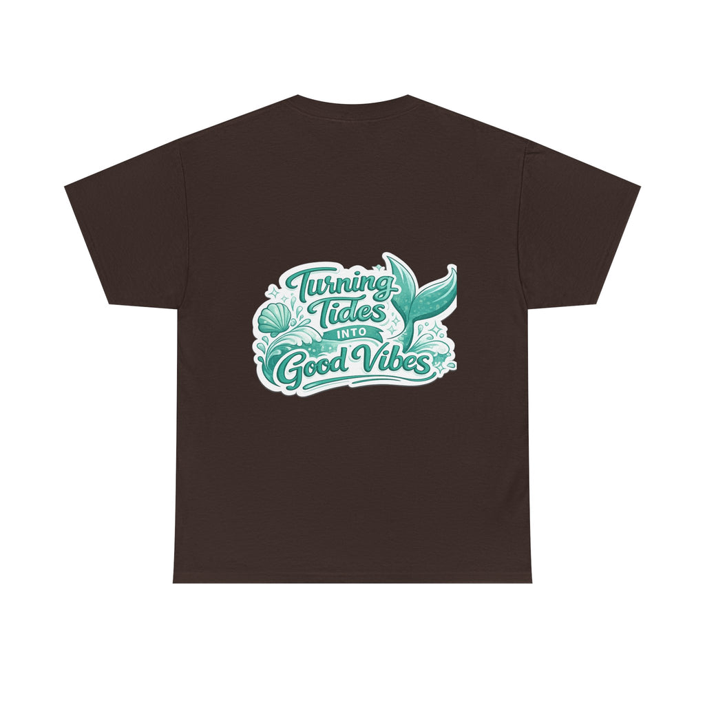 DJ Mermaid T‑Shirt — Turning Tides Into Good Vibes Graphic Tee