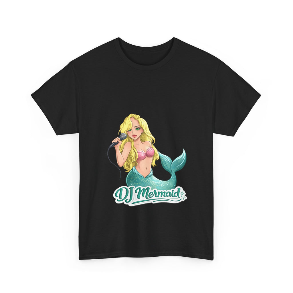 DJ Mermaid T‑Shirt — Turning Tides Into Good Vibes Graphic Tee