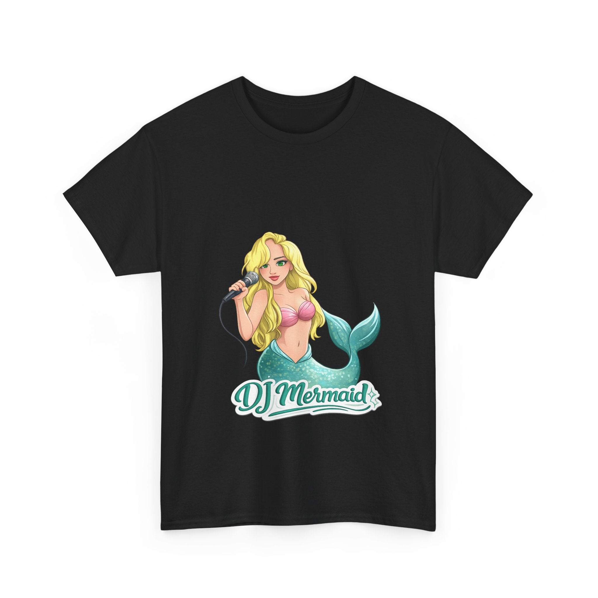 DJ Mermaid T‑Shirt — Turning Tides Into Good Vibes Graphic Tee