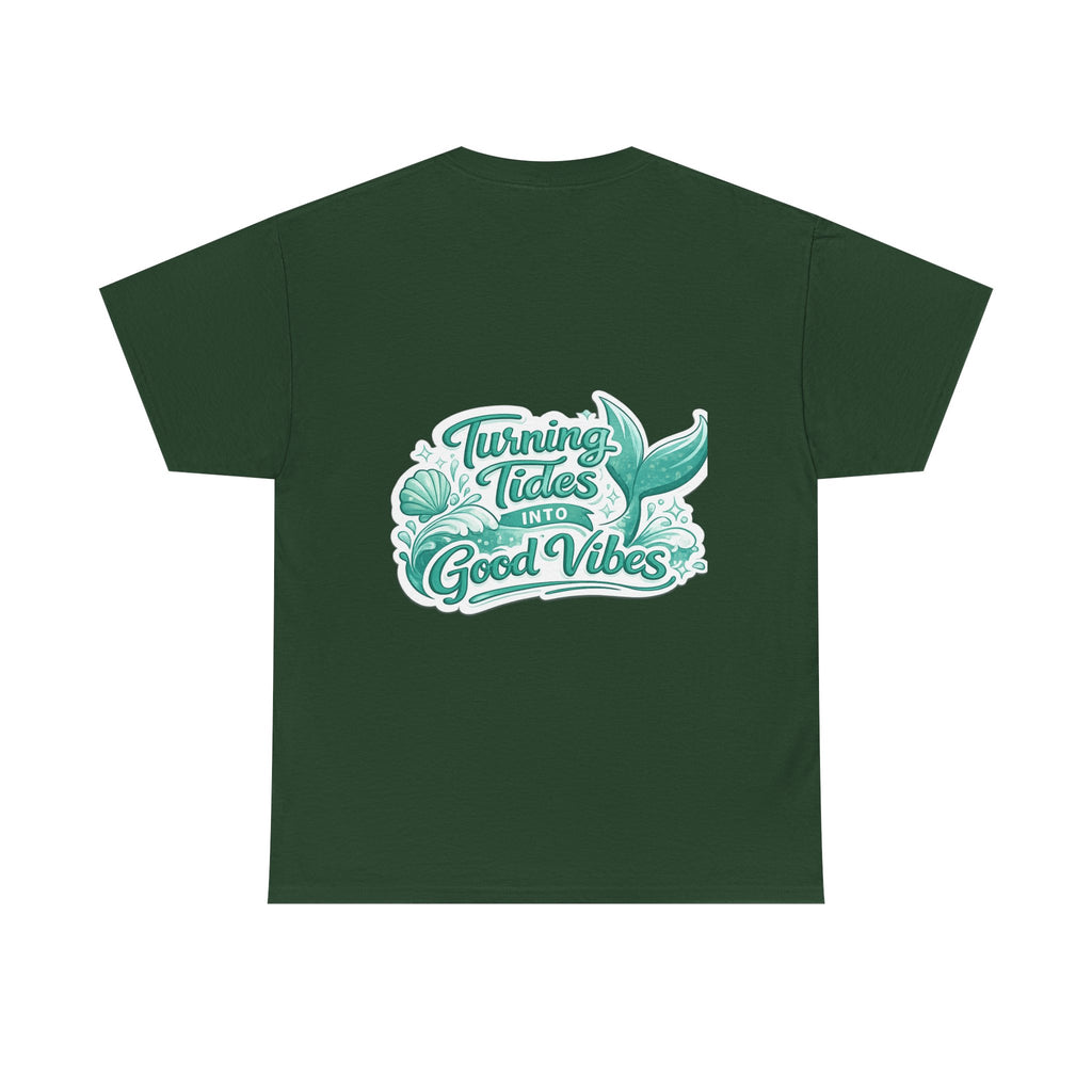 DJ Mermaid T‑Shirt — Turning Tides Into Good Vibes Graphic Tee