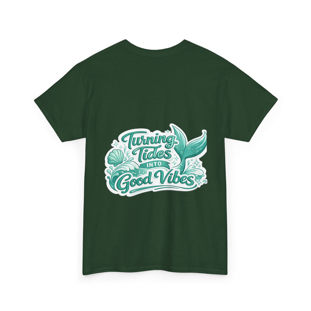 DJ Mermaid T‑Shirt — Turning Tides Into Good Vibes Graphic Tee