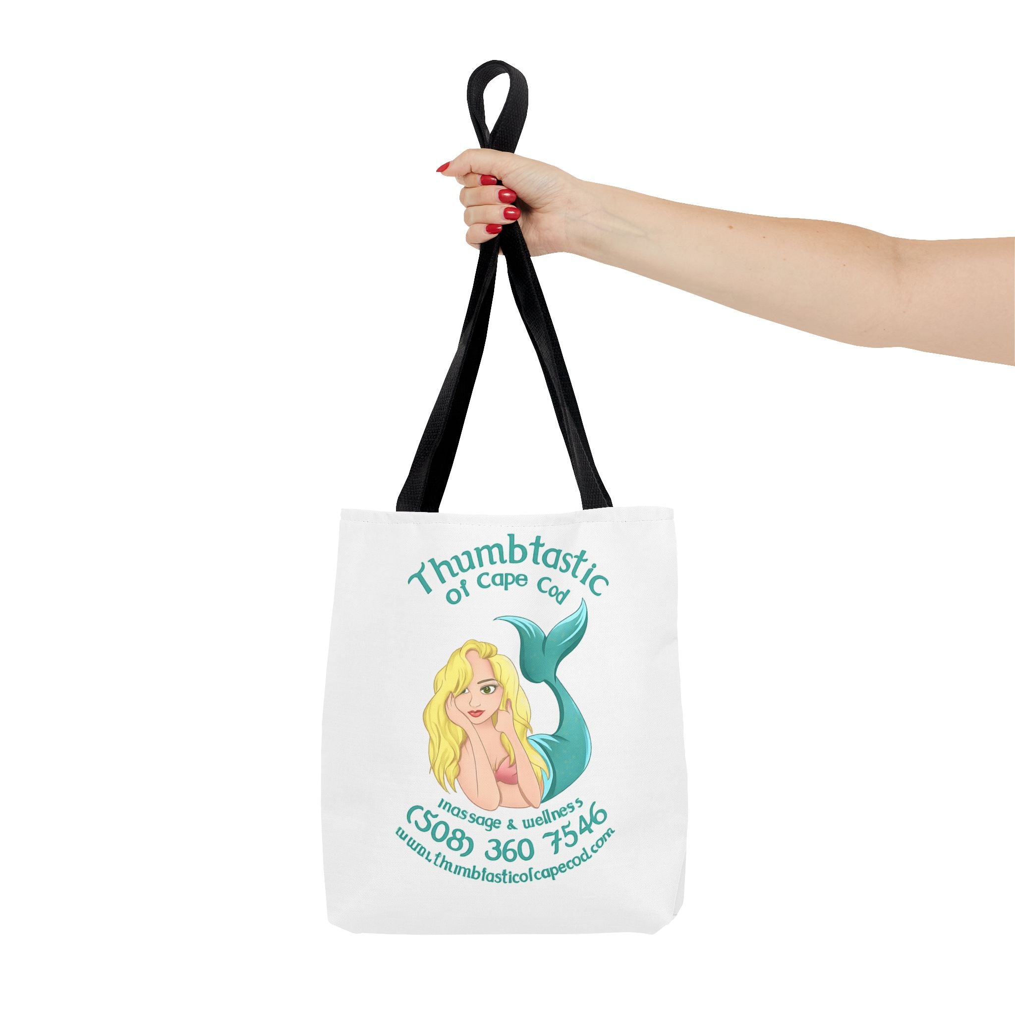 Yoga On The Beach Tote Bag — Coastal Mermaid Yoga Beach Tote